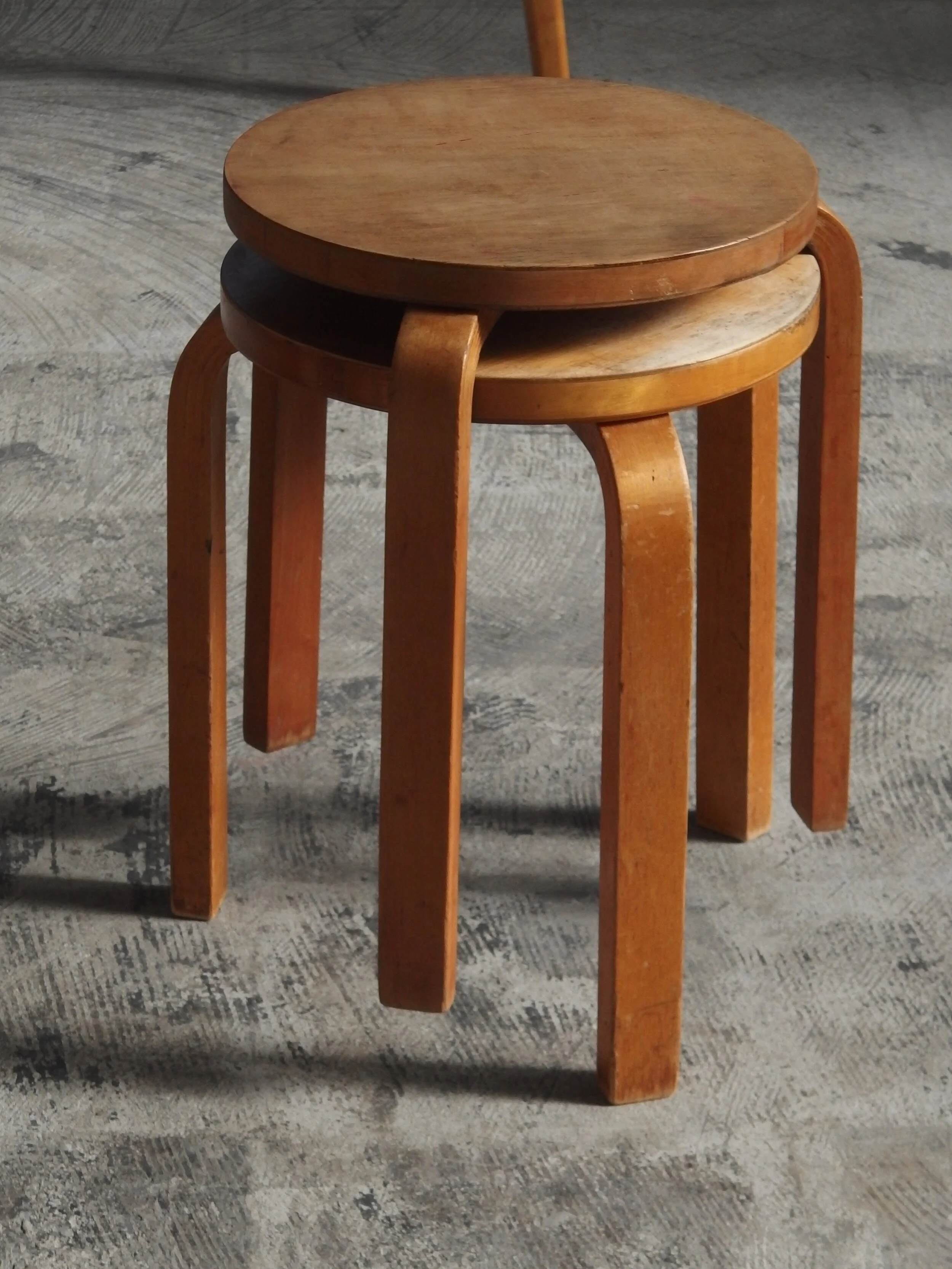 50’s Alvar Aalto stool60 natural
