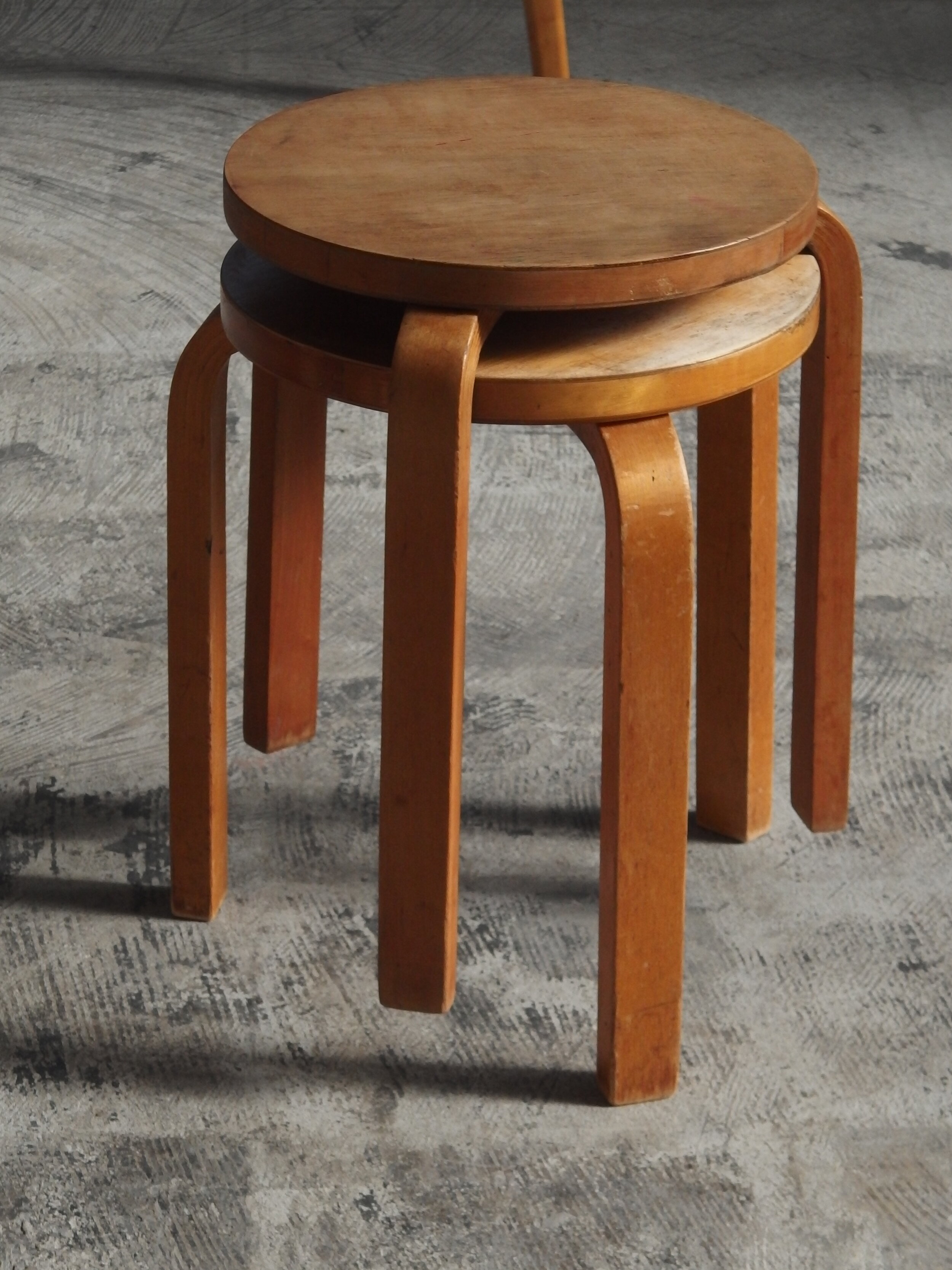 40’s Alvar Aalto stool60 natural Finsven