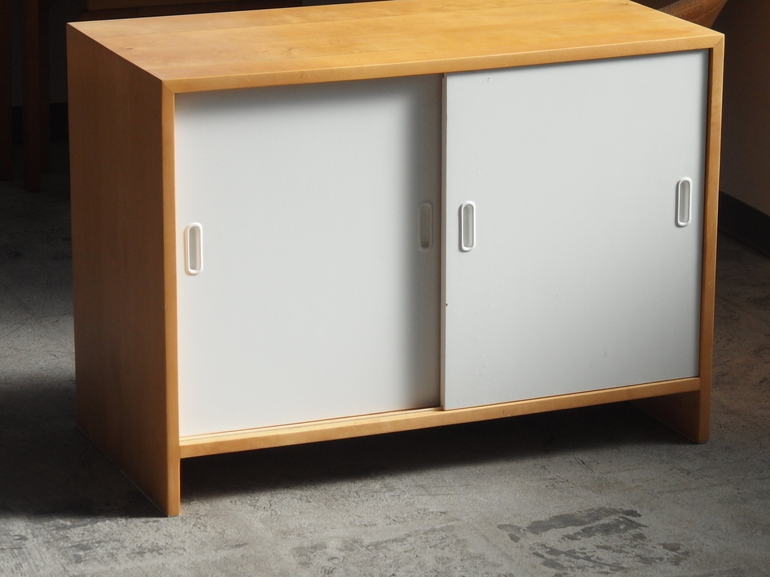alvar aalto  cabinet 217 birch and beech