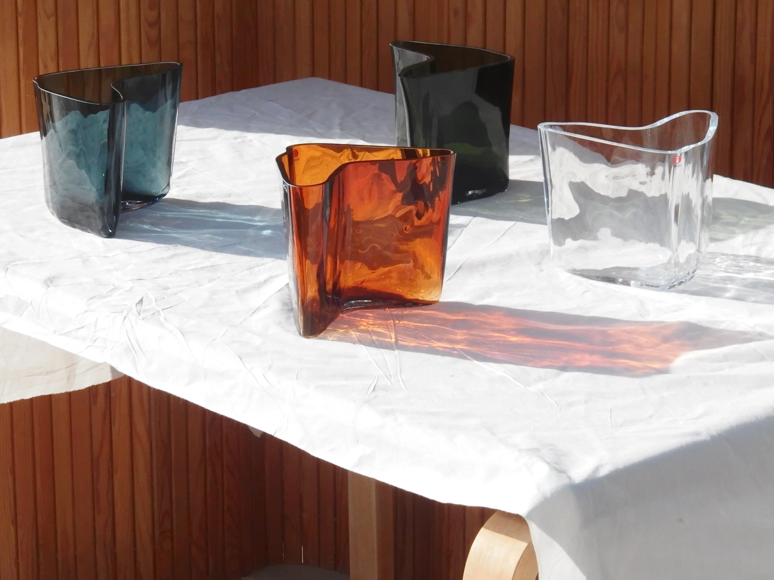 Alvar Aalto Collection vase 140th limited edition clear,moss