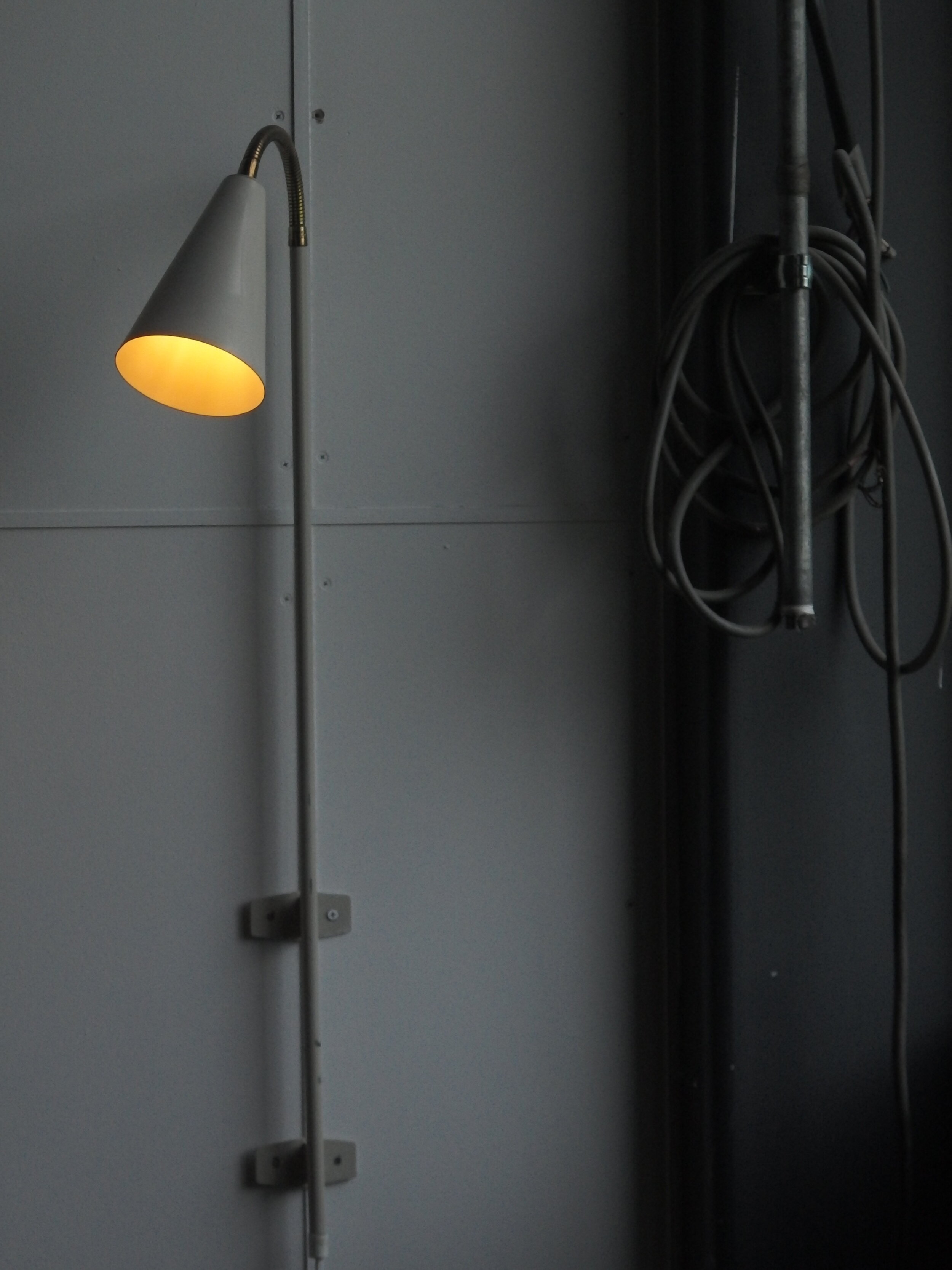 1960's modernist Swedish wall lamp