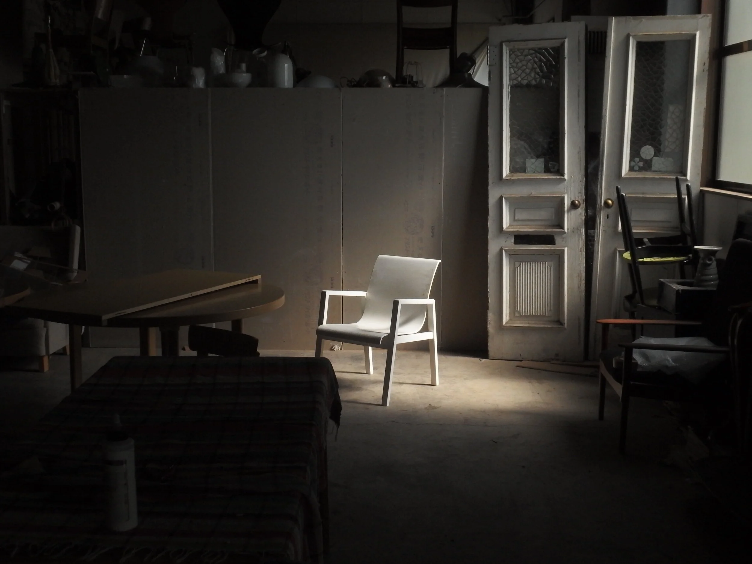 40's alvar aalto 403 Hallway Chair Huonekalu-ja Rakennustyöte