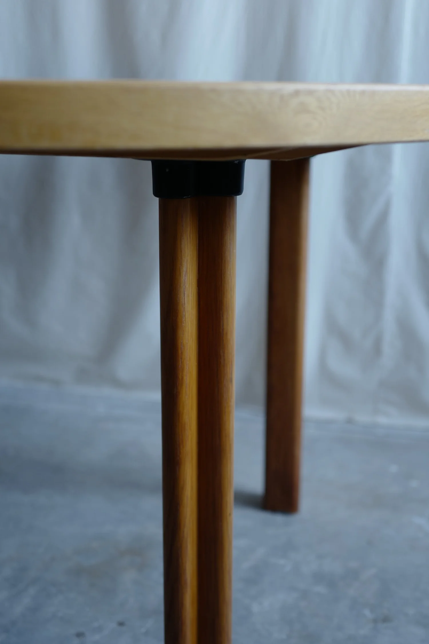 洋書 AALTO alvar aalto 1960's H99 extension table oak top — Ph.D.