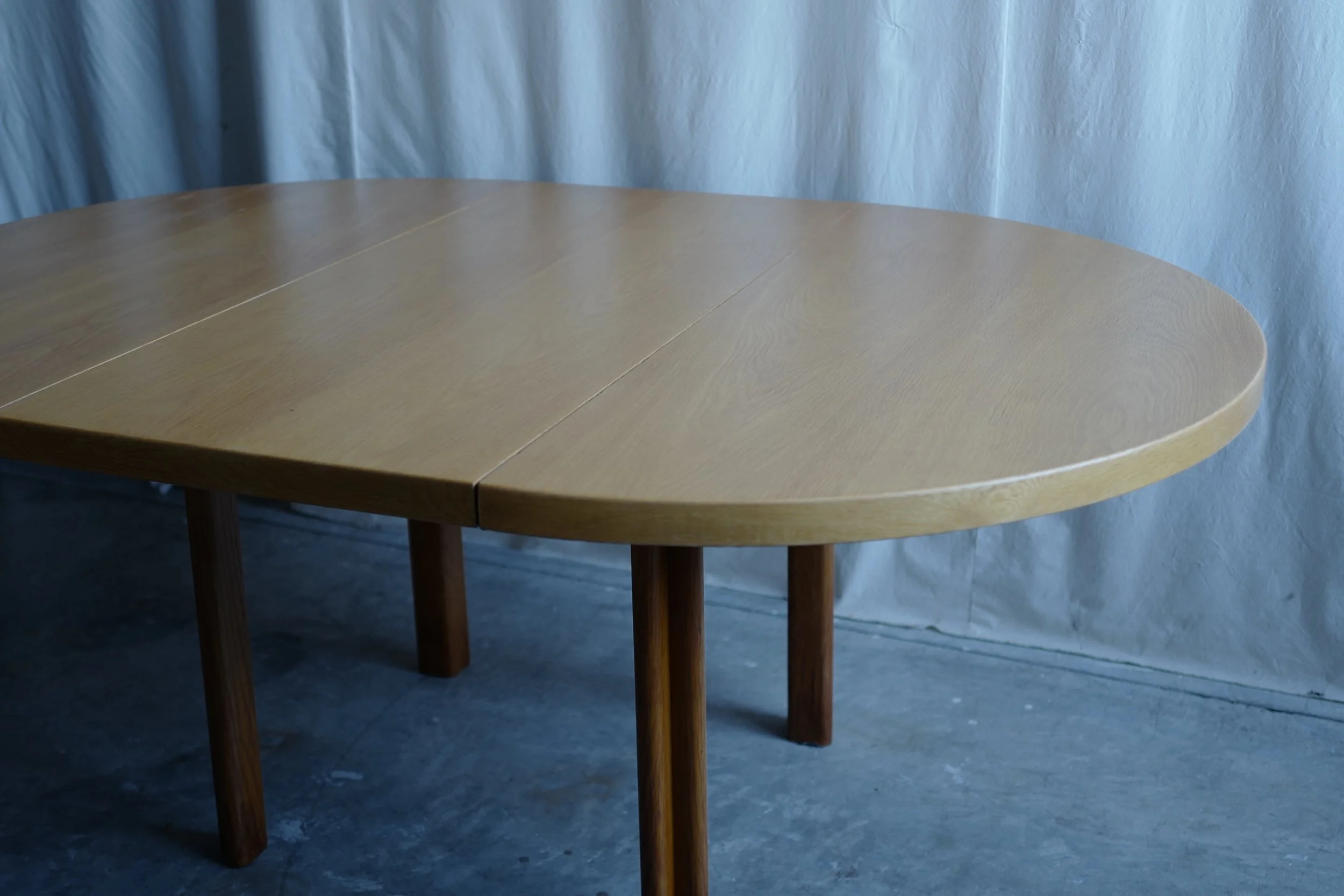 alvar aalto 1960's H99 extension table oak top — Ph.D.