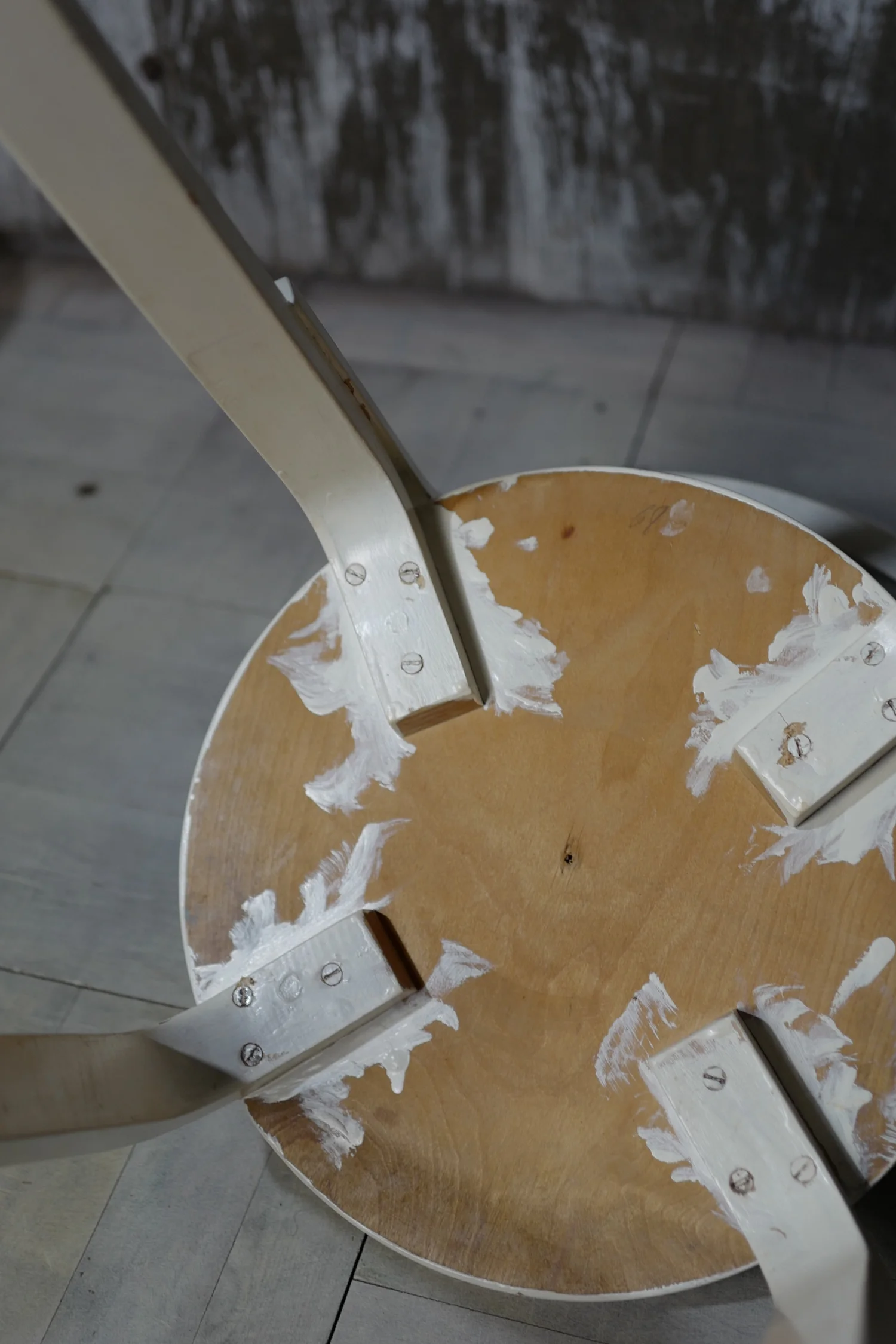 alvar aalto chair 68 white paint — Ph.D.