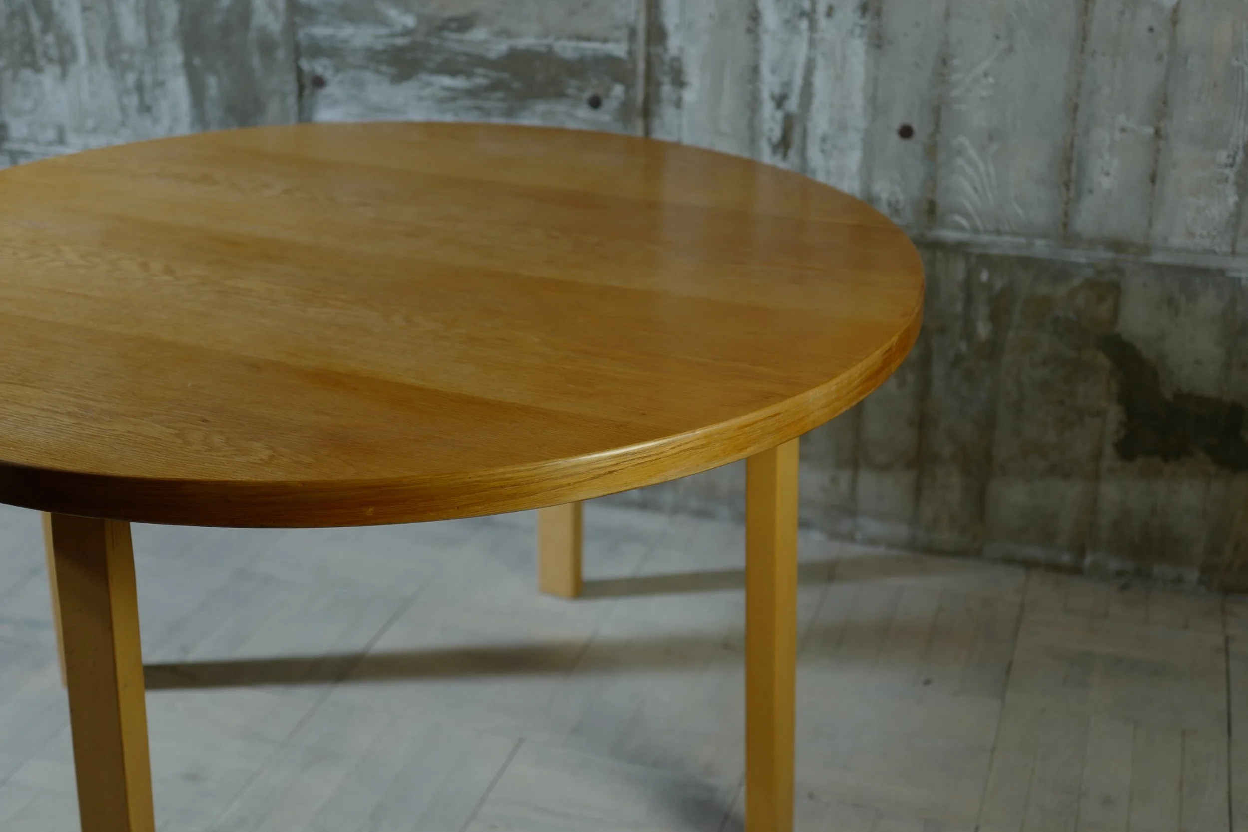 60's alvar aalto 91 table oak top — Ph.D.