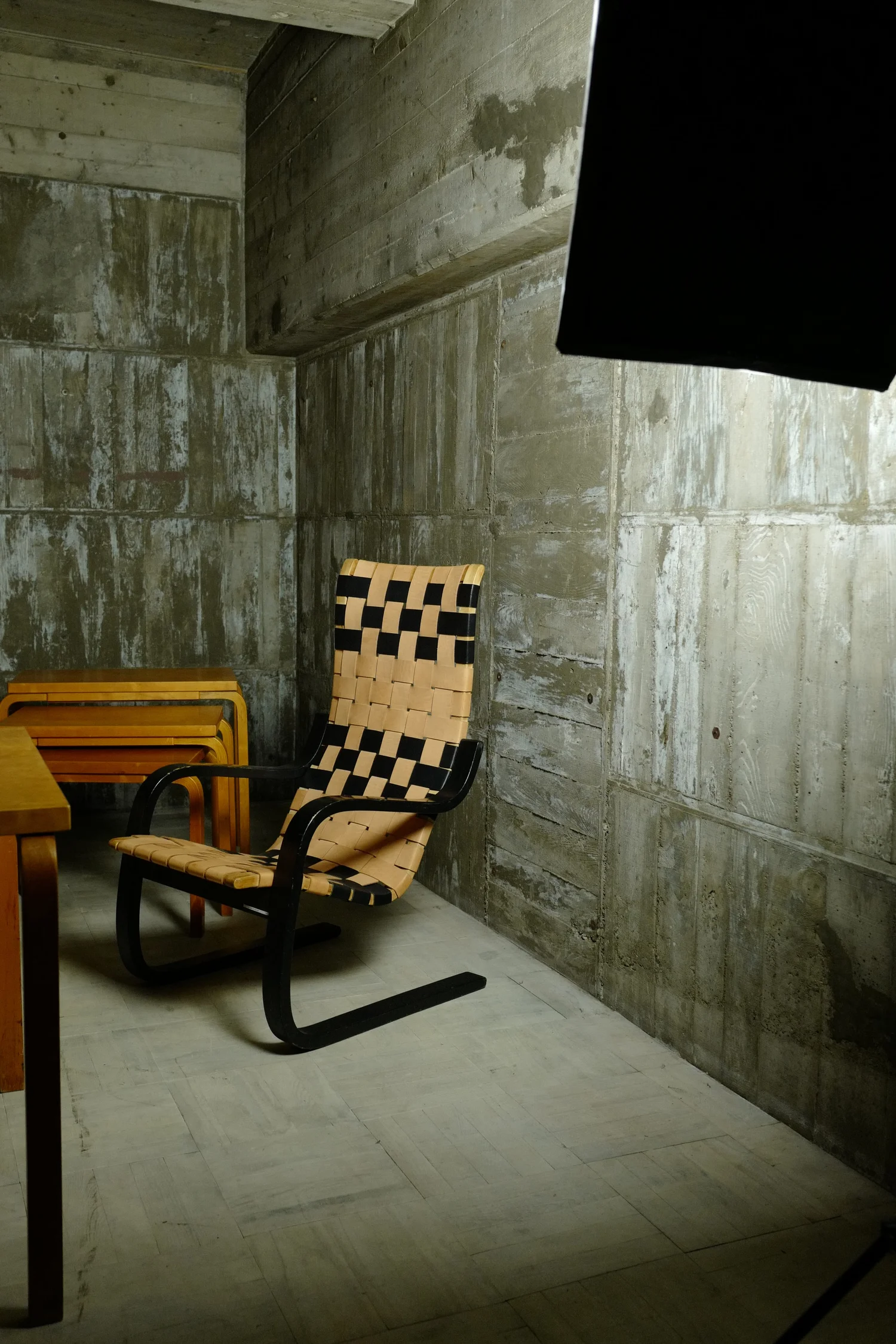 alvar aalto 1940's chair 406 painted black — Ph.D.