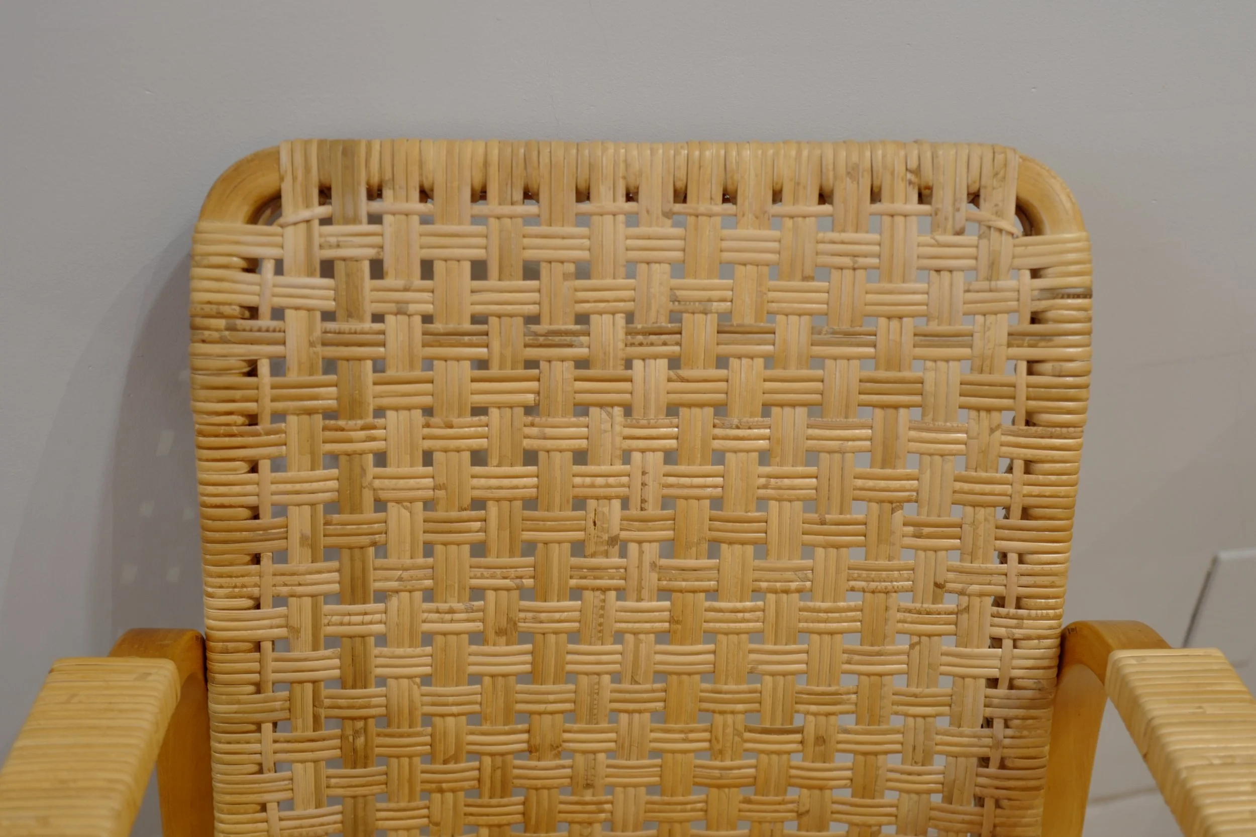 alvar aalto チェア４５　籐張り