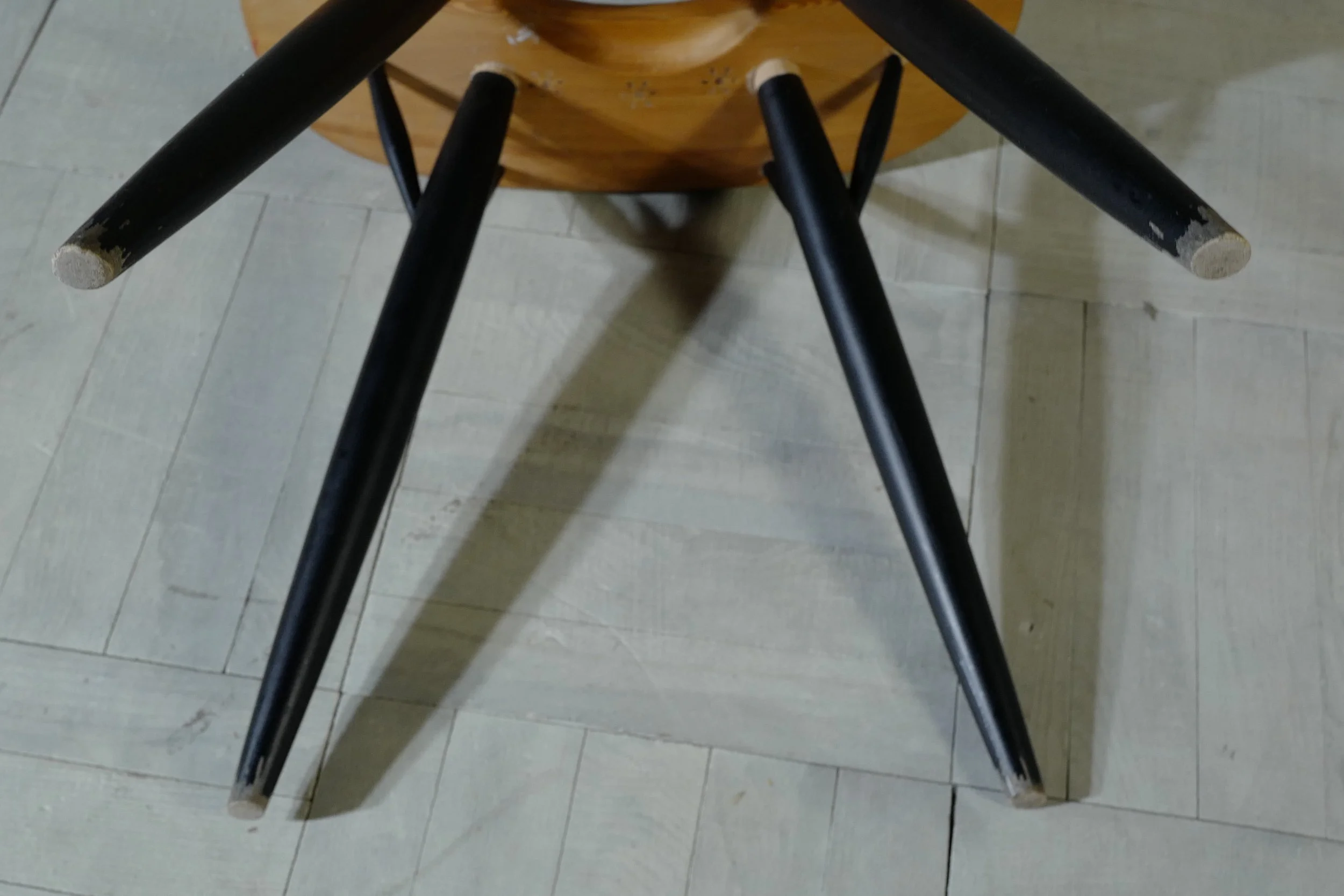 パイン材　スツール　ヴィンテージ