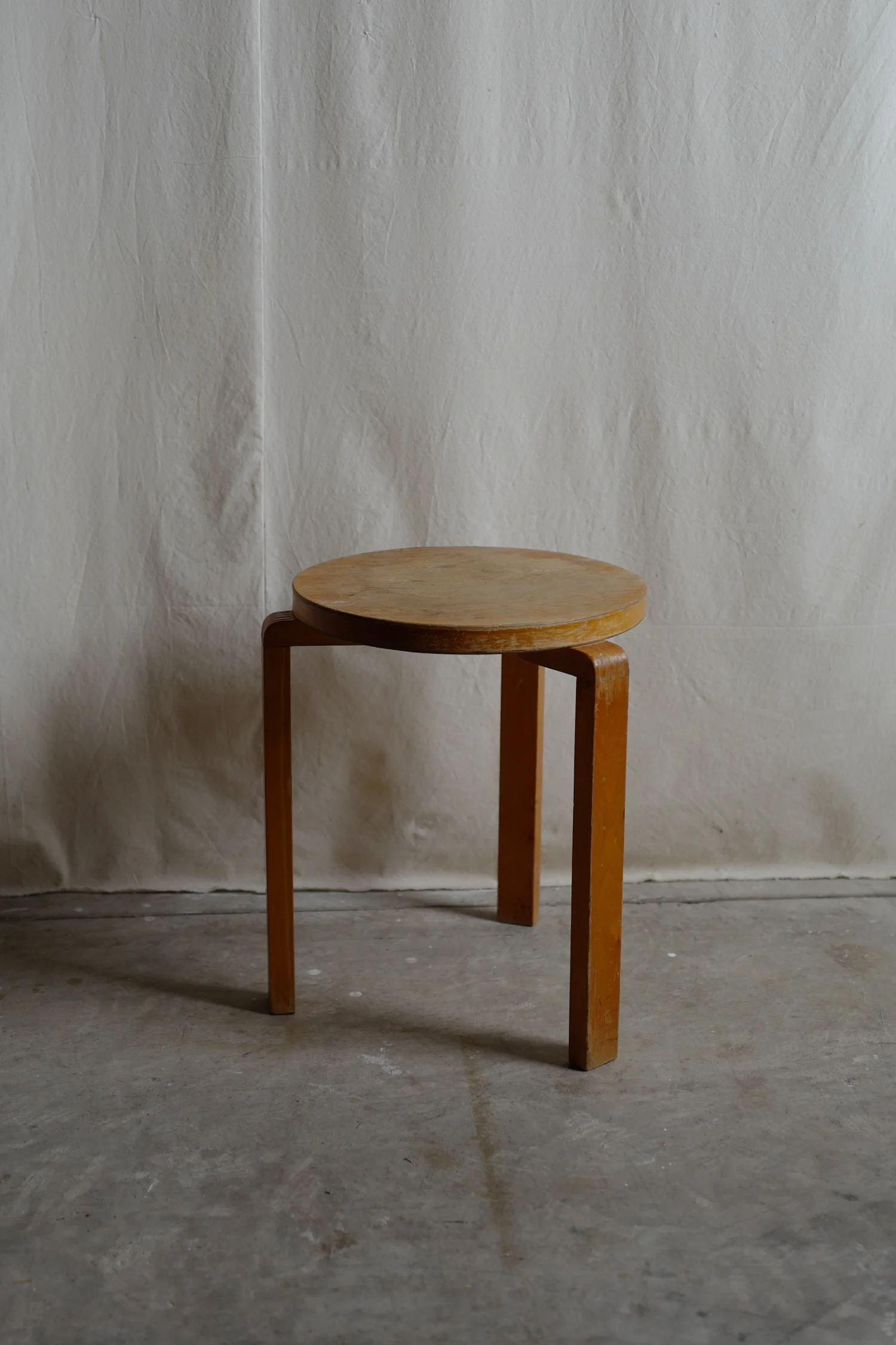 【レア】低座タイプ1940s-50sスツール60 AlvarAaltoビンテージ レア】低座タイプ1940s-50sスツール60 AlvarAaltoビンテージ レア】低