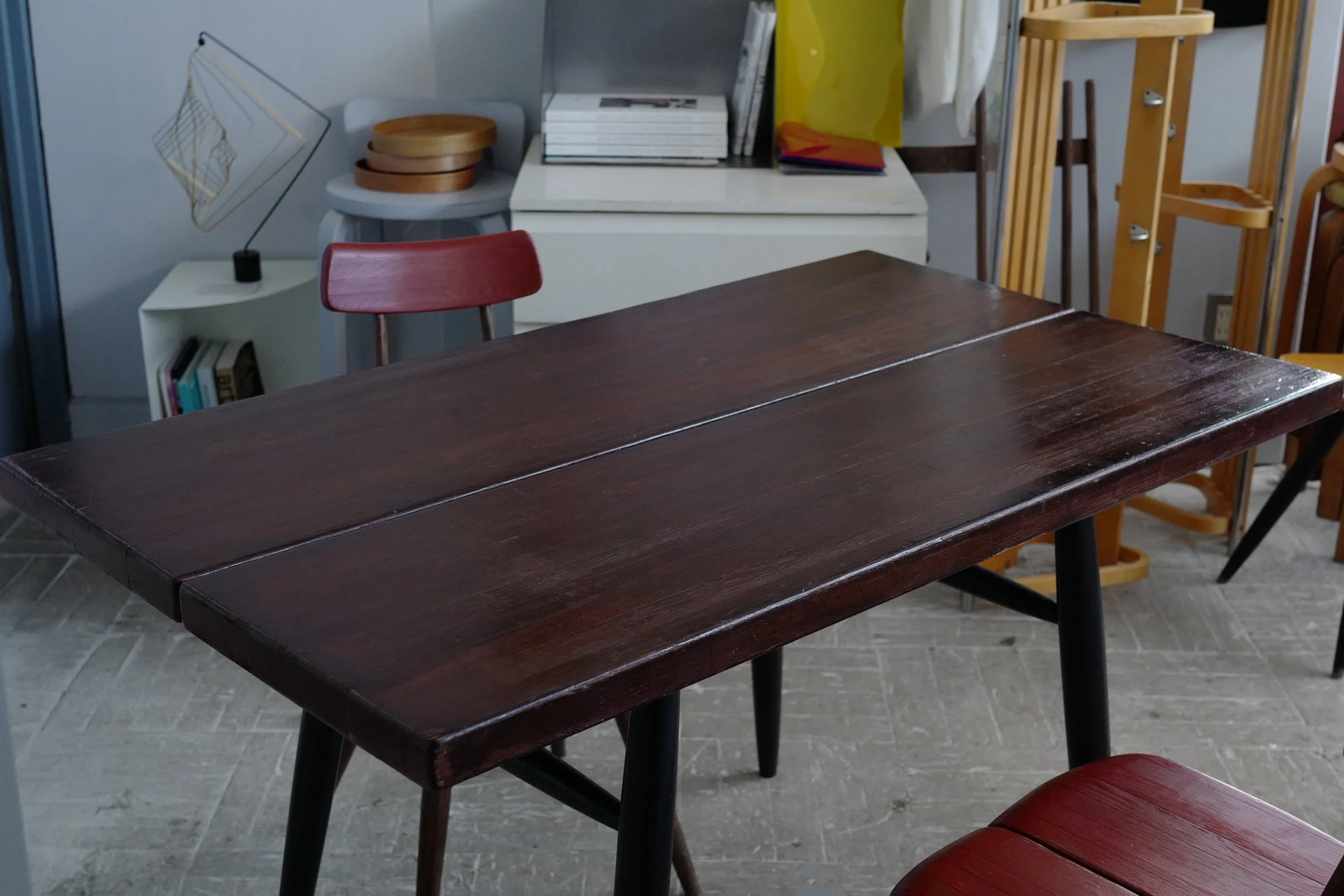 Ilmari Tapiovaara Pirkka Table for laukaan puu 1950-60s