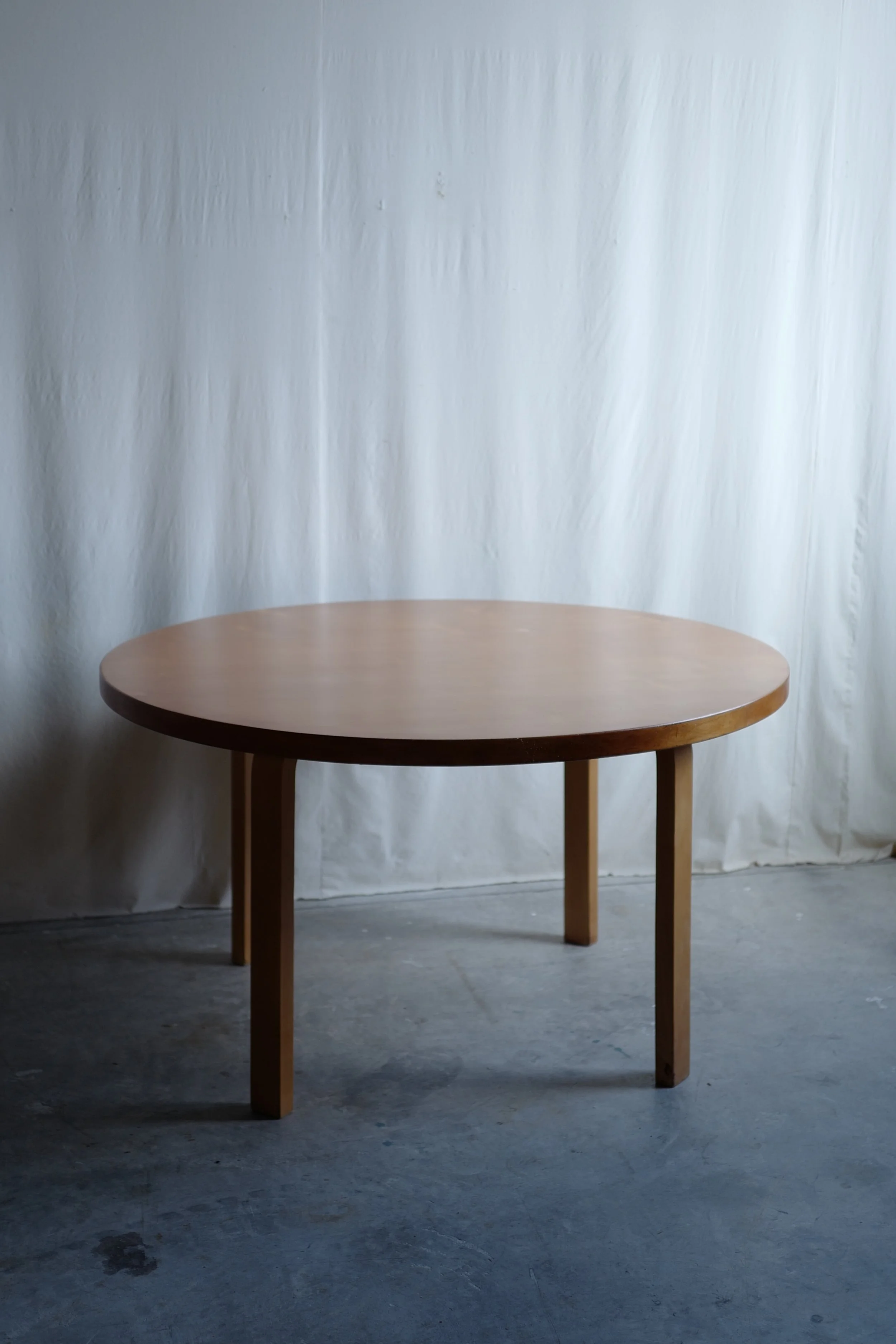 alvar aalto 1960's  91  table birch  top