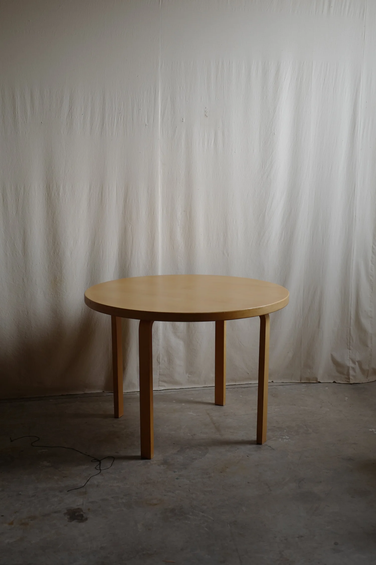 アノオノカツヒロ セオドアアレキサンダー　テーブルのみ alvar aalto 60's table 90a ash top — Ph.D.