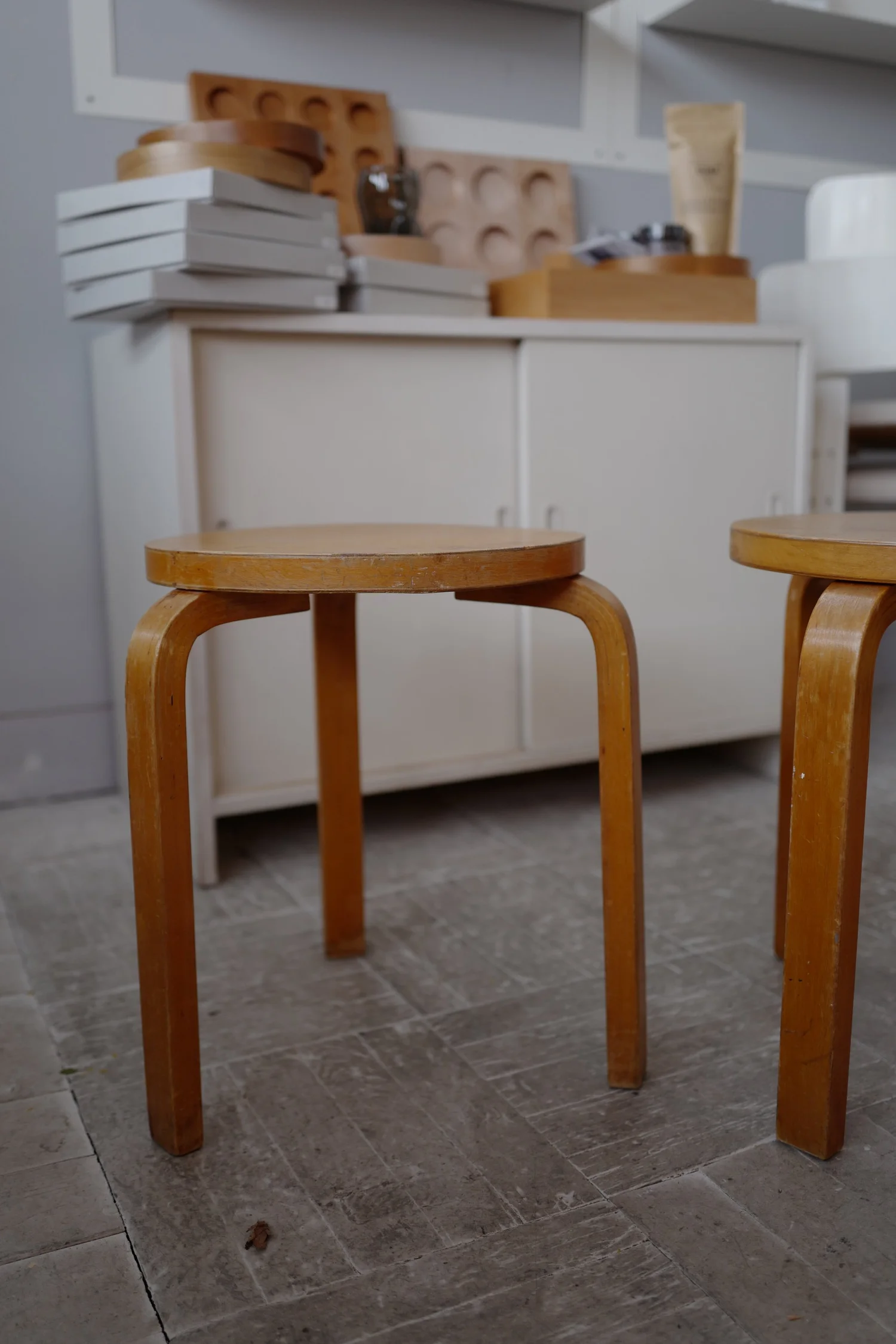 alvar aalto stool60 50's natural — Ph.D.