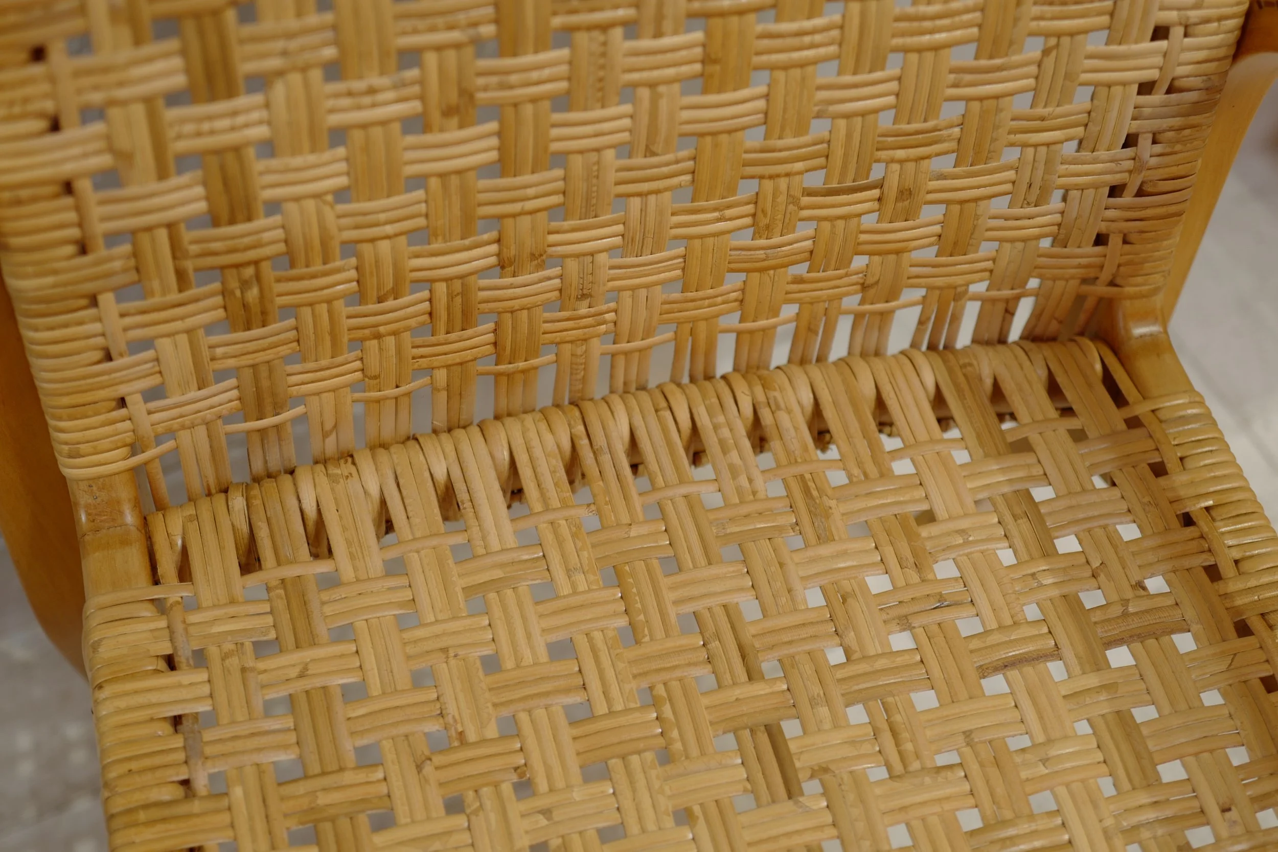 alvar aalto チェア４５　籐張り