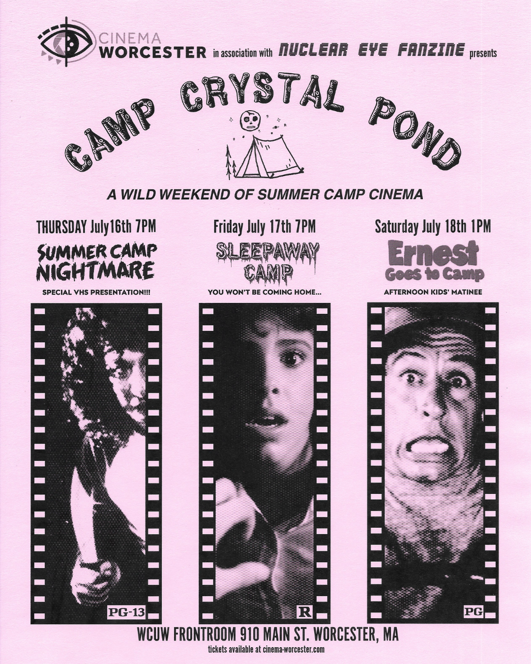 CAMP CRYSTAL POND: Ernest Goes to Camp