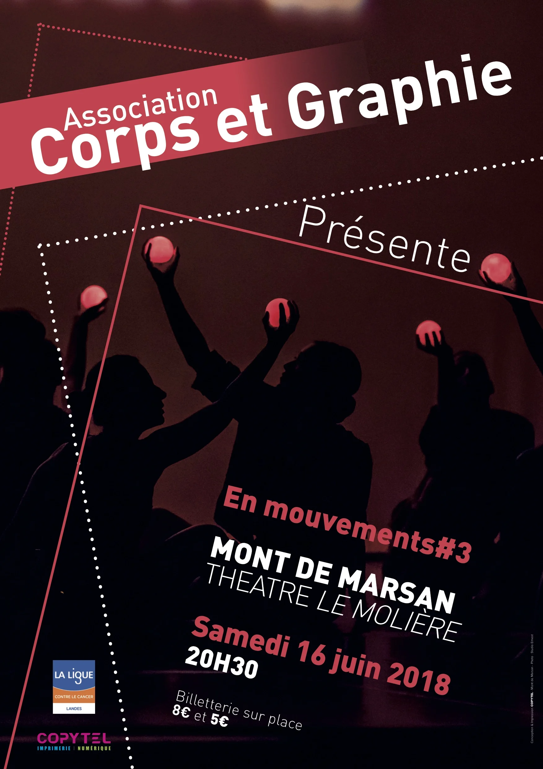 Soirée de danse au profit de la lutte contre le cancer association Corps et Graphie