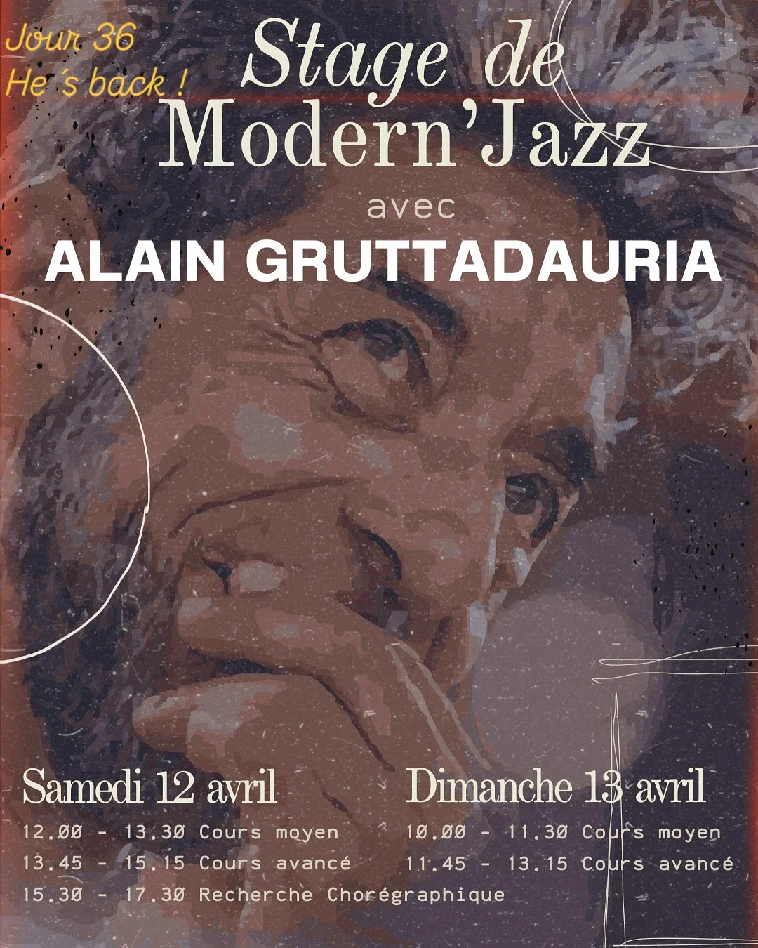 Stage de Modern Jazz 12 &amp; 13 avril 2025