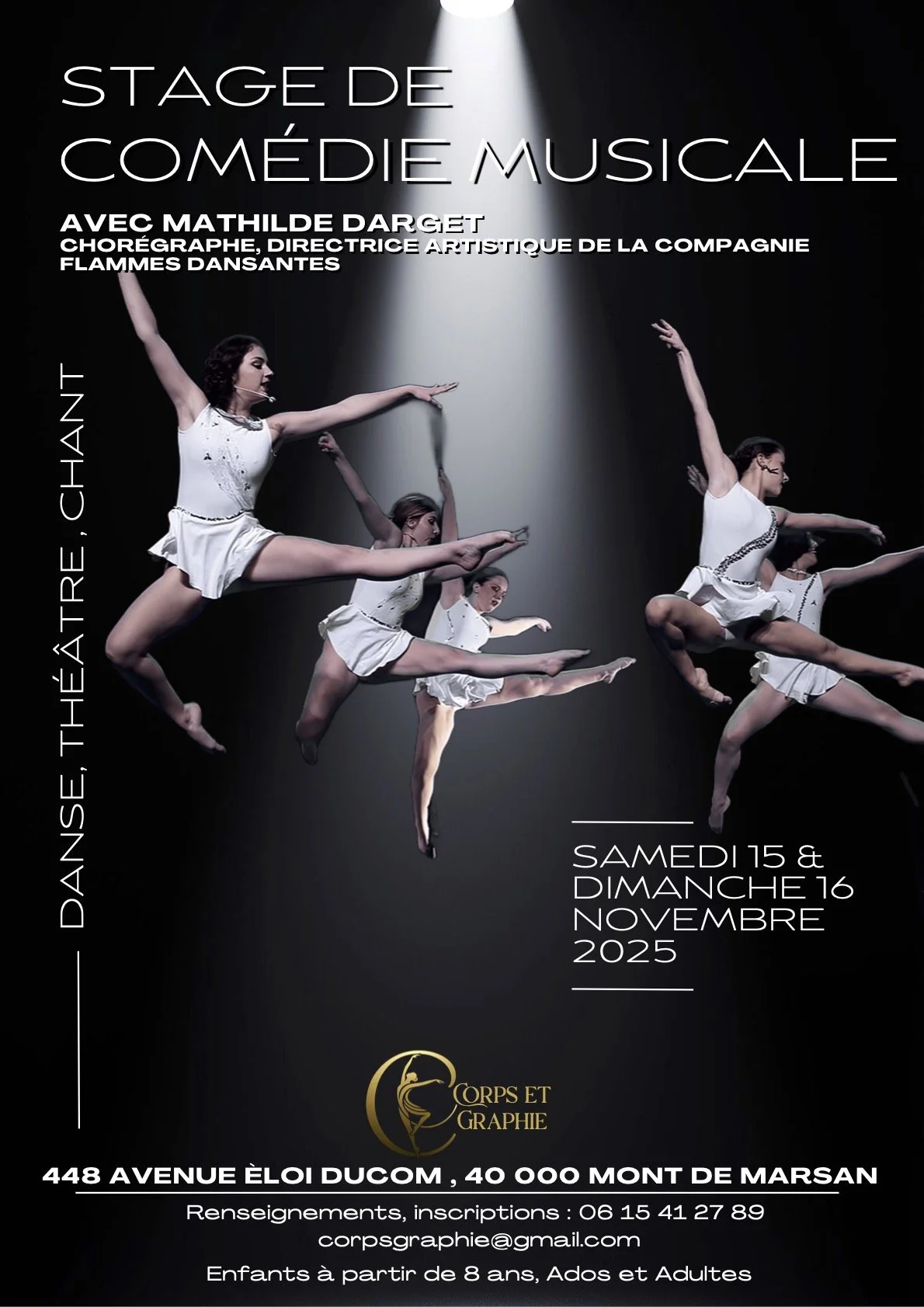 Stage Comédie Musicale - 15 &amp; 16 novembre 2025