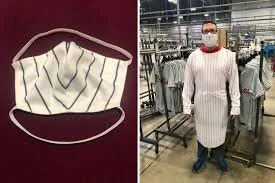 Sports Apparel Company Stops Making MLB Jerseys to Manufacture Protective Masks and Gowns
