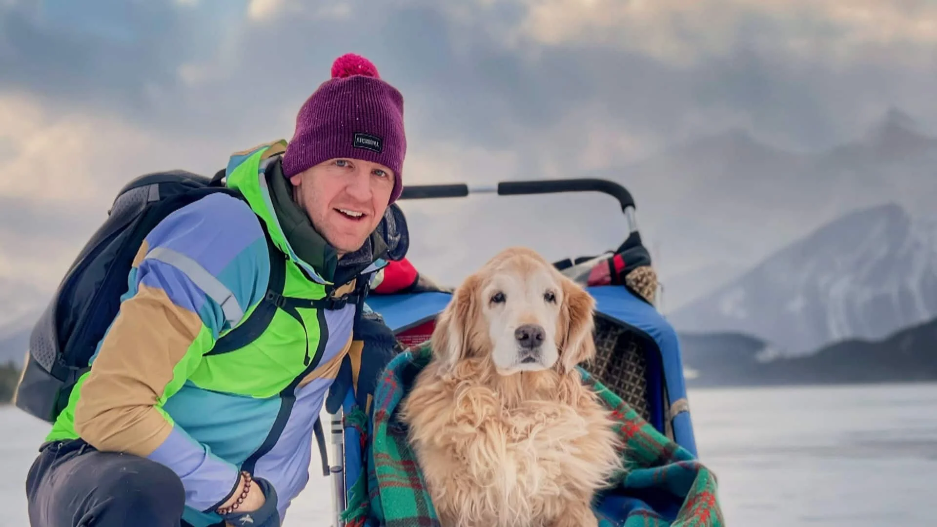 Sully's Stroller: Dog Owner Makes Mobility Device so Pooch Can Still Go on Mountain Trips