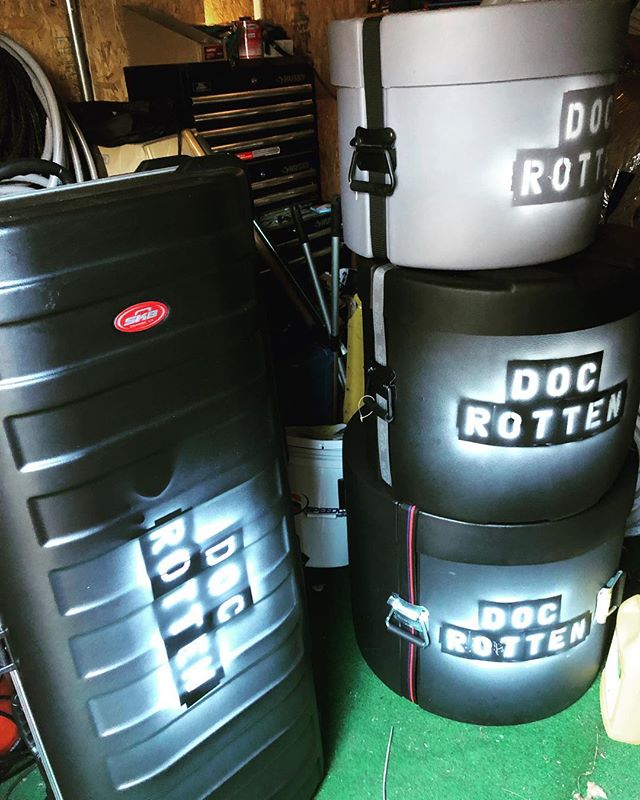 Time to pack up and hit the road. #queens #ny #northamerica #tour #2018 #punk #rock #music #docrotten