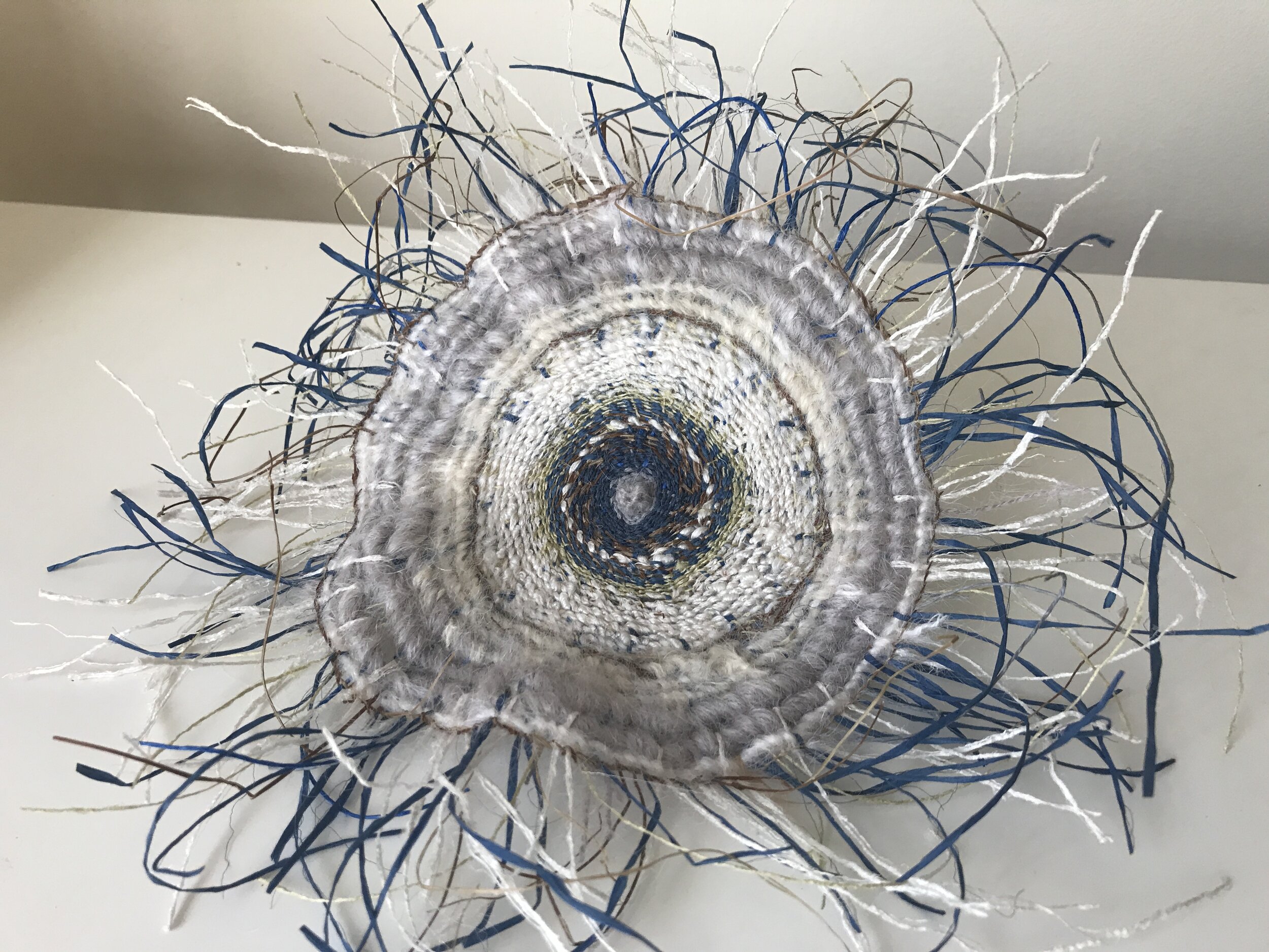  Twined silk, hemp, cotton and mohair. 