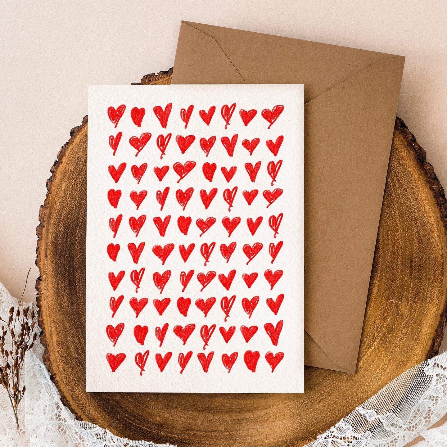 Valentine&rsquo;s Day? Galentine&rsquo;s Day? Palentine&rsquo;s Day?
Whichever you&rsquo;re celebrating, here&rsquo;s the perfect card to send to that special someone!
No frills, no cheese and no soppiness here! Just a whole lotta love(hearts) ❣️❣️❣️