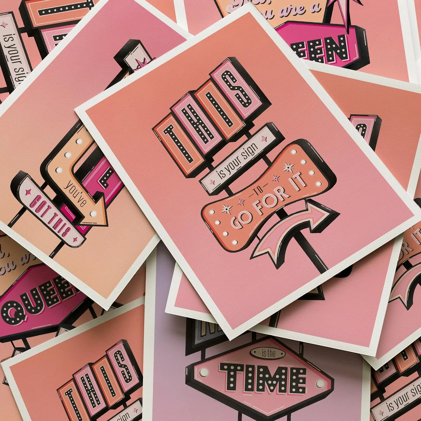 Still one of my favourite print collections! ✨

Thinking of printing these as mini prints or postcards as well as the current A4 size - what do you think?