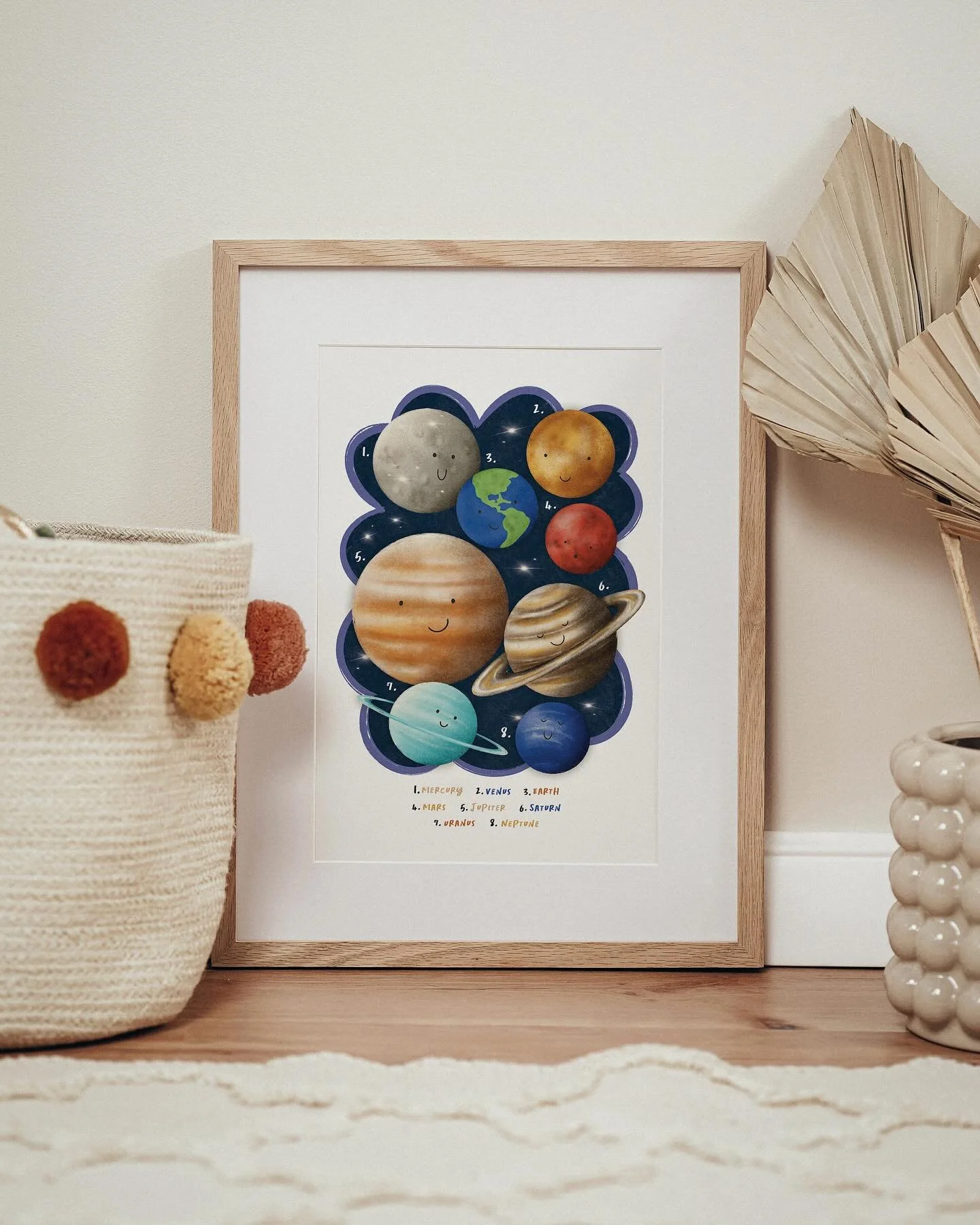 ✨ N E W ✨ 

A brand new children&rsquo;s nursery print to add to the collection! Introducing &lsquo;On Another Planet&rsquo; 🪐 

Available now on @notonthehighstreet and my website. I will also have a handful of these at both the @forrestcoffeehouse