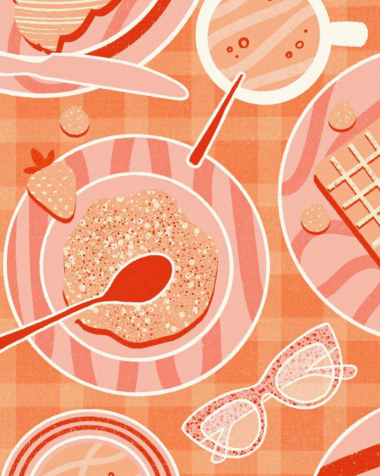 Sneak peek of a new product I&rsquo;ve been working on ☕️

This one is a snippet of one of three designs that&rsquo;ll be hitting my website soon!

They made a quick appearance at @forrestcoffeehouse&rsquo;s festive shopping back at the start of the 