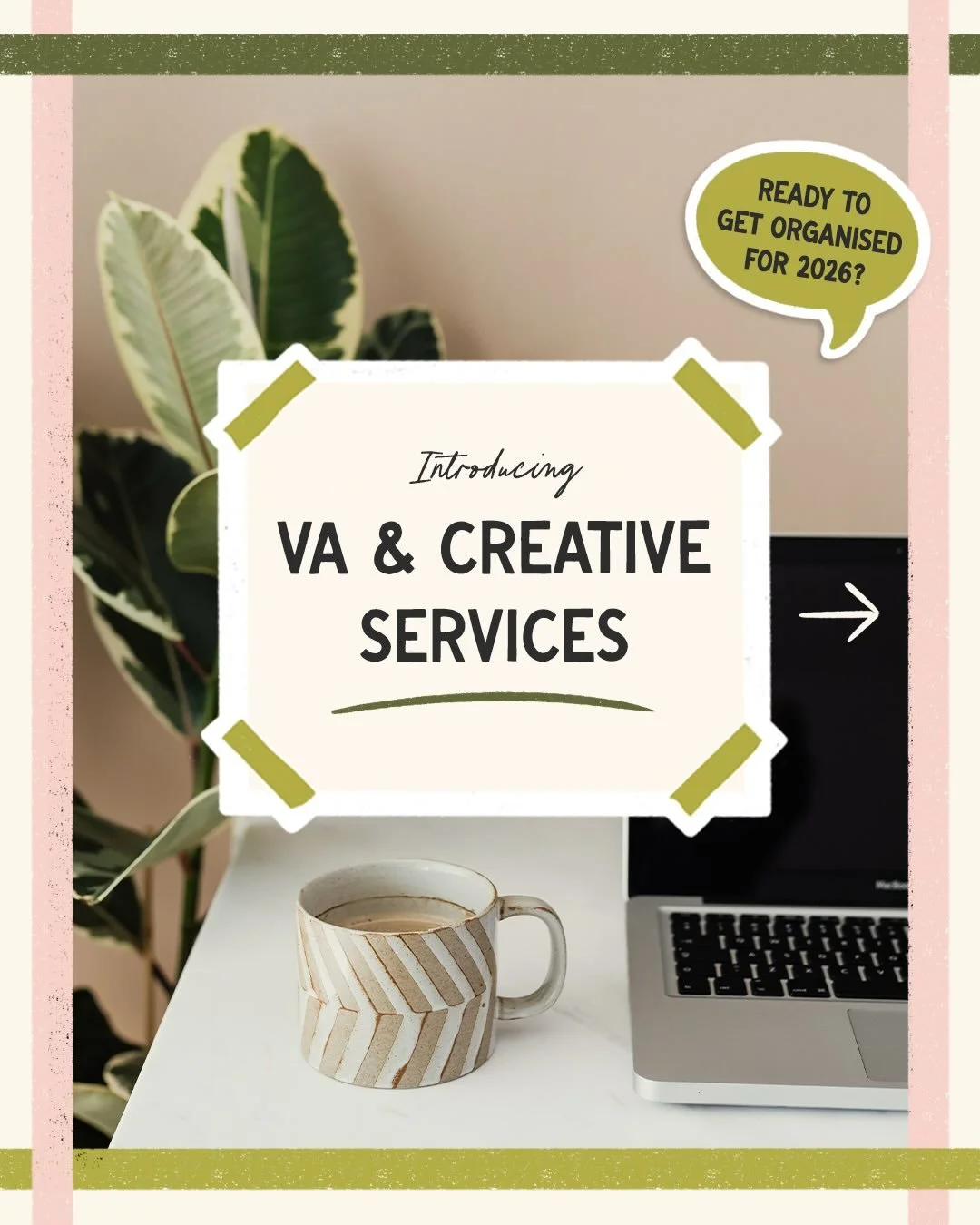 Brand NEW Oh Jo creative services are HERE! ✨

-> Logo &amp; branding packages
-> Social media &amp; content creation
-> Graphic design

&hellip;and this is just the tip of the creative iceberg! 

Need an hour&rsquo;s assistance a week for t