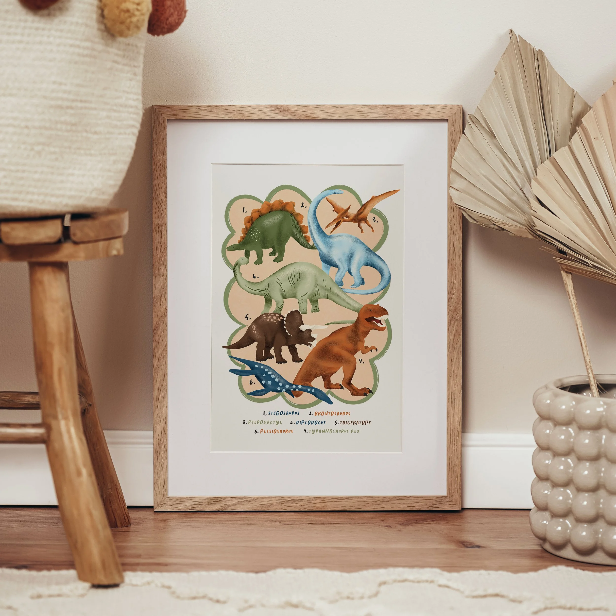 'Into the Wild' Children's Dinosaur Nursery Print_1.jpg