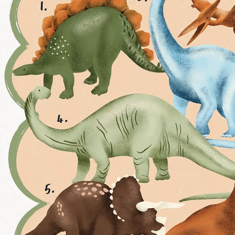 'Into the Wild' Children's Dinosaur Nursery Print_2.jpg