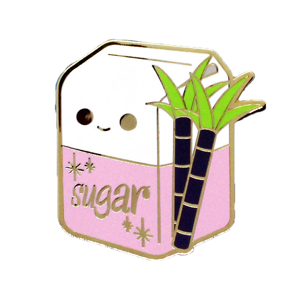 Sugar Bag Cute Baking Enamel Pin — Kimchi Kawaii