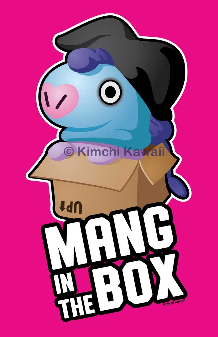 Cute Bt21 Mang Print — Kimchi Kawaii