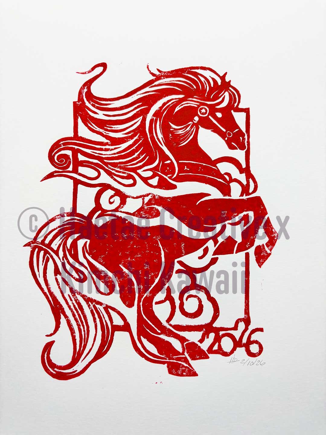 lunar-new-year-fire-horse-2026-linocut-print-kimchi-kawaii.jpg