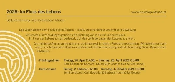 Holotropes Herbstatmen 2026 - IM FLUSS DES LEBENS