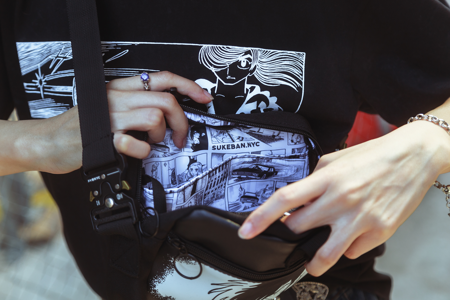 Black Jack Crossbody Bag — Sukeban.NYC
