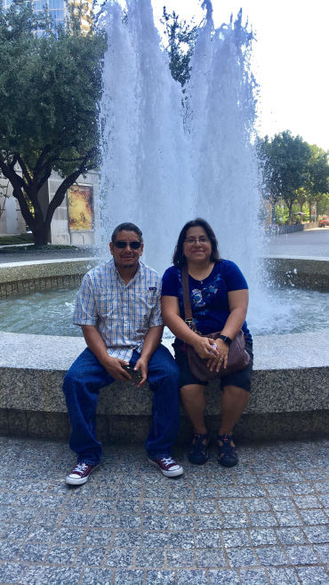 The Mexican-American couple I chatted with.