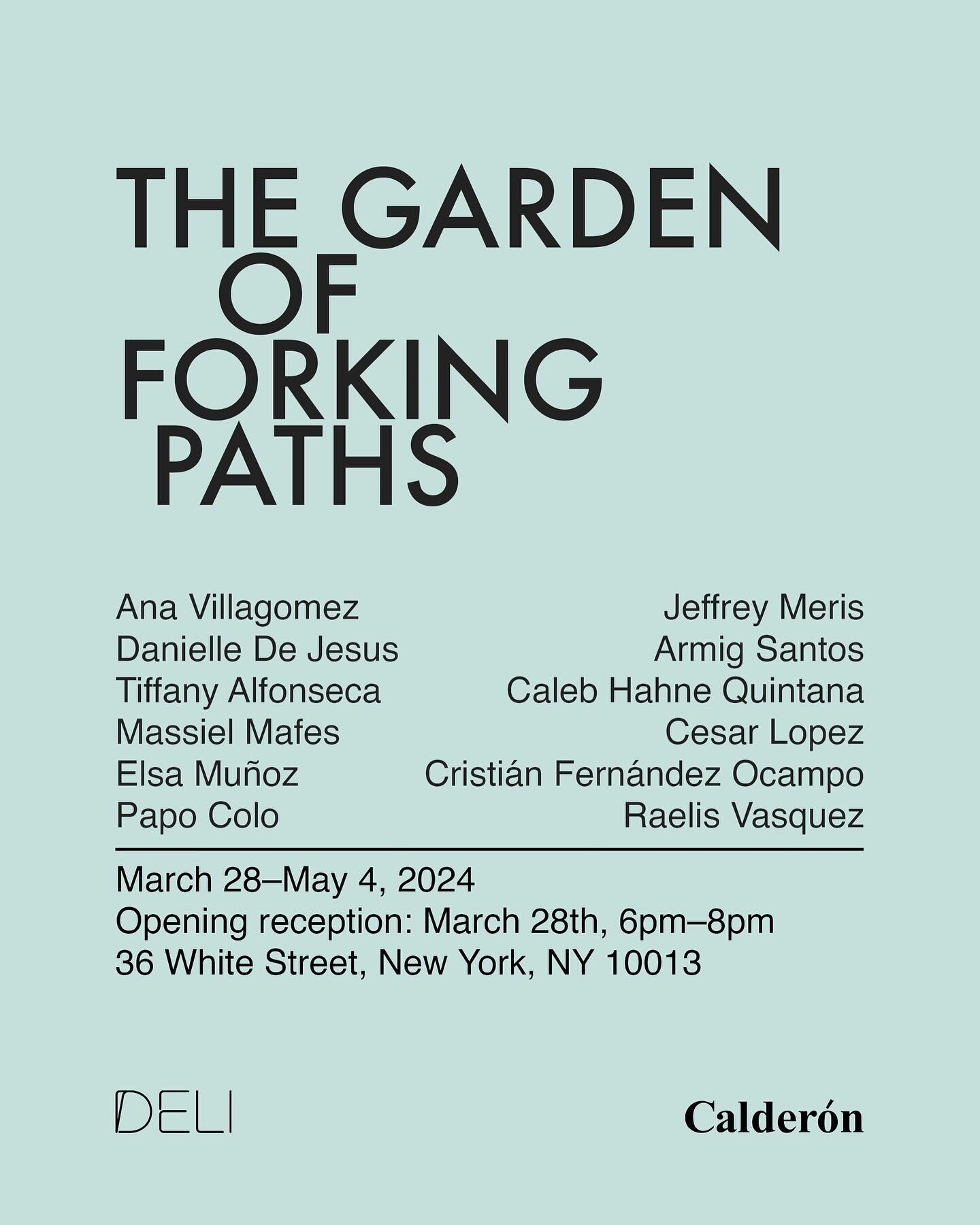 I&rsquo;m so excited for @calderon_intl&rsquo;s first show of the year: The Garden of Forking Paths. ✨

Pre-congratulations to my amazing friend, @niconiconicoc! 

Opening Reception: Thursday, March 28, 6-8 PM. 

🎨: Armig Santos, &ldquo;Guayan&eacut