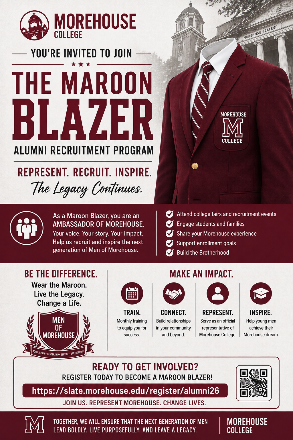 Morehouse Maroon Blazer Alumni Recruitment Program