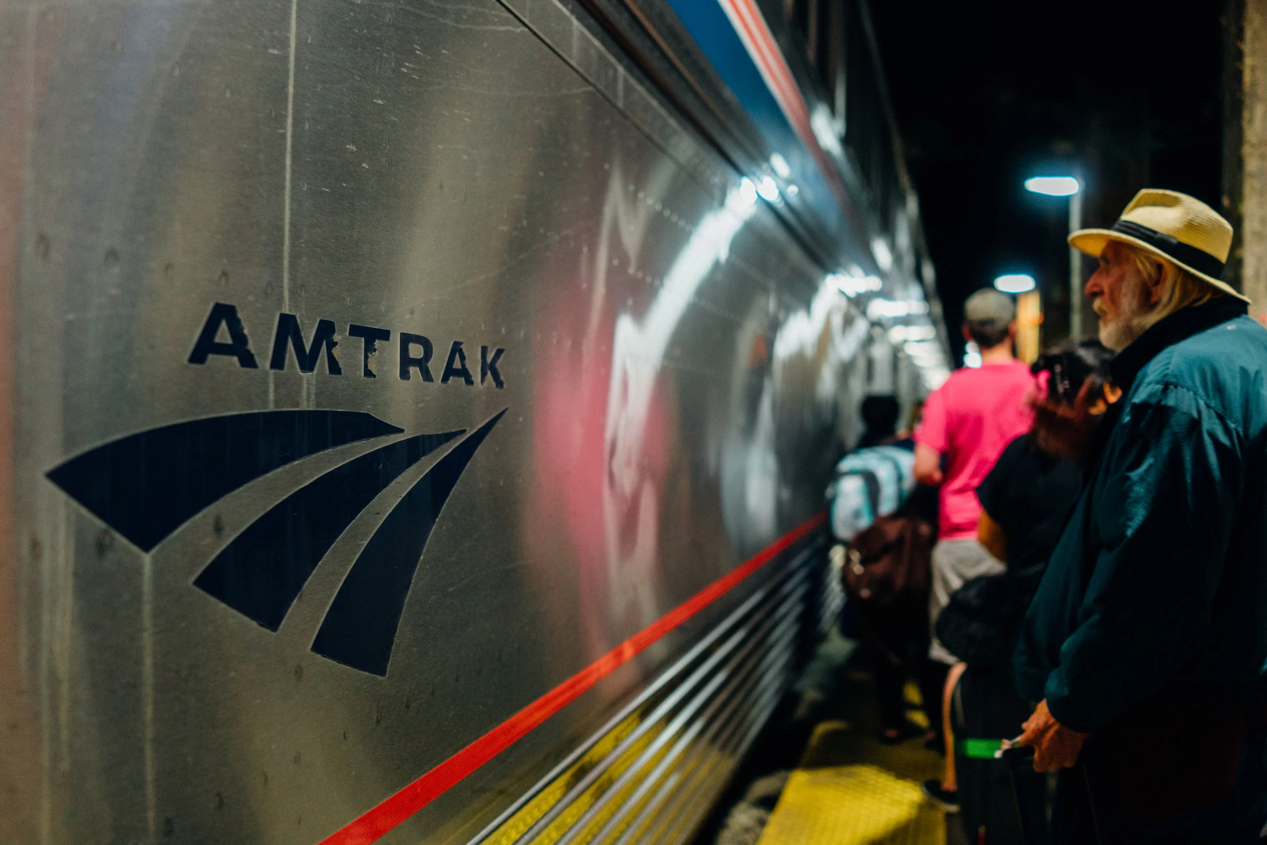 Boarding Amtrak 5 at Chicago Union Station