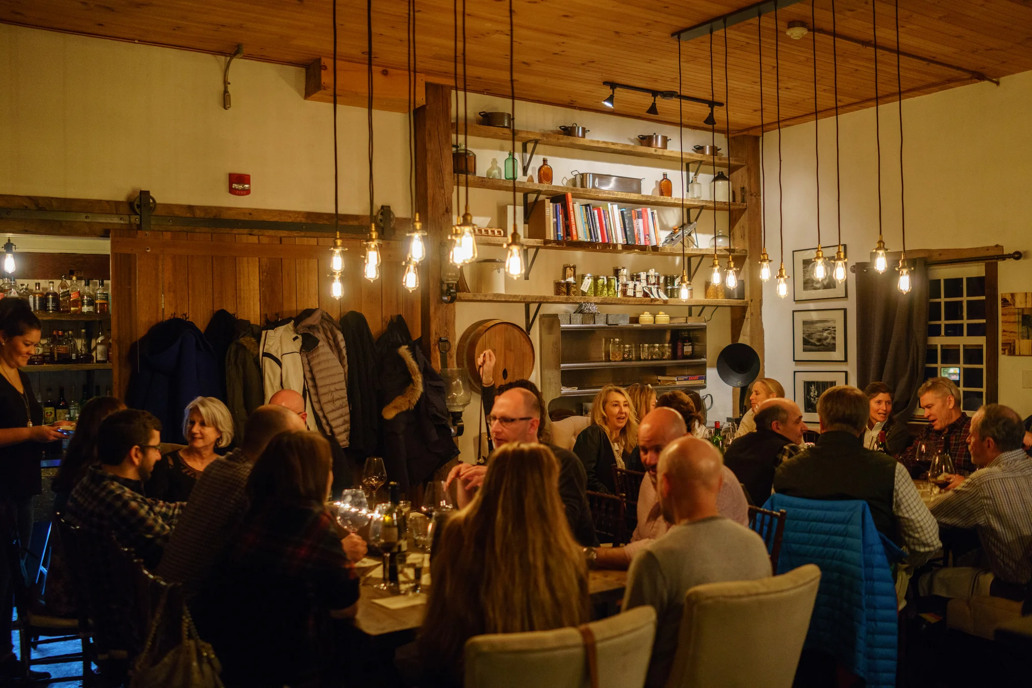 The communal atmosphere at The Backroom in Vermont
