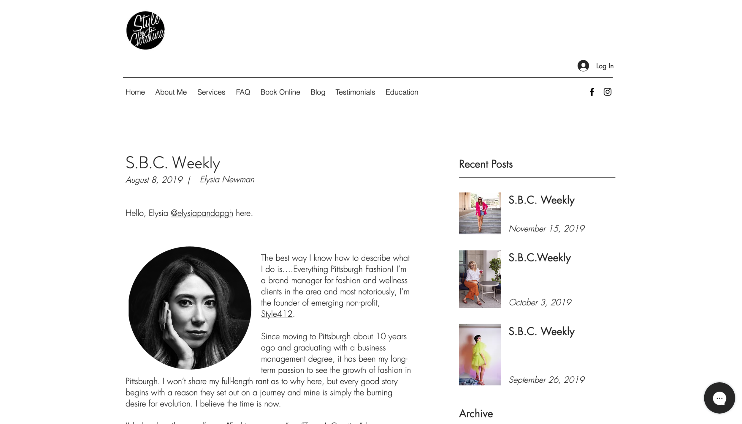 Style By Christina Interview 2019