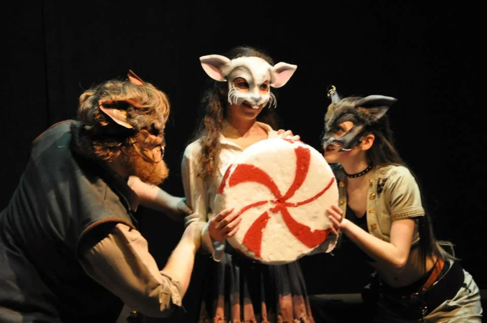 Custom Mouse and Pirate Rat Masks built for Pipe Dream Theater's production of The Mouse King 2013..jpg