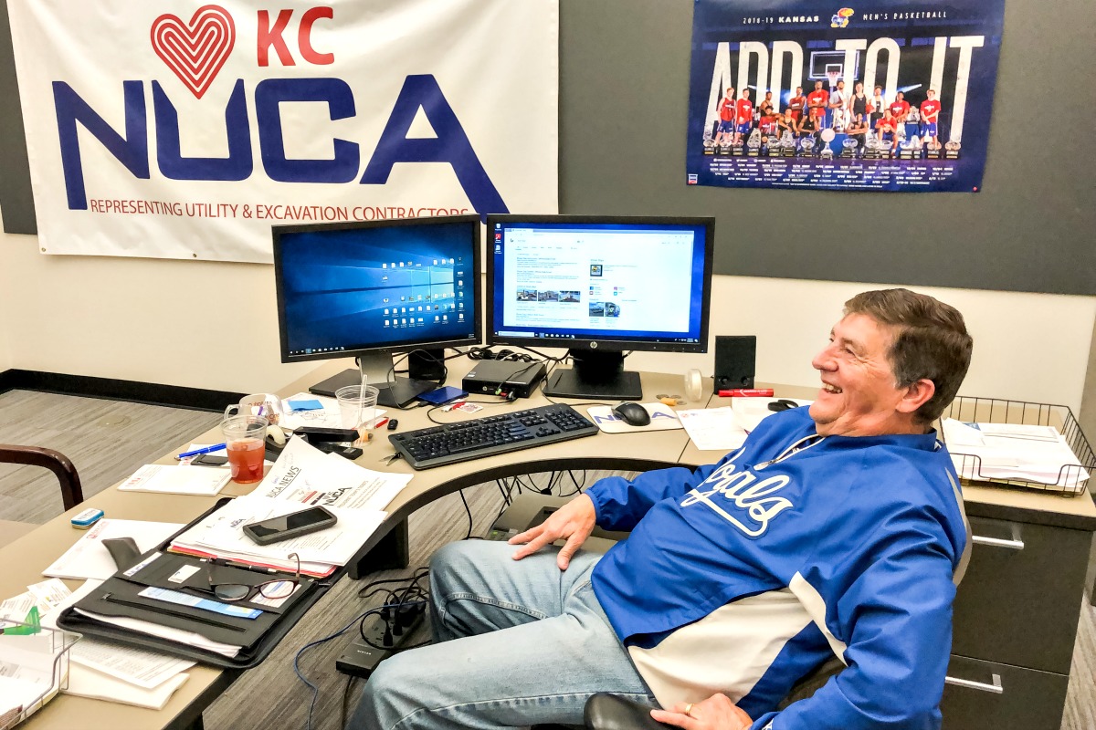 NUCA KC Executive Director Mac Andrew’s office is currently located at Mark One Electric in Kansas City, Missouri.