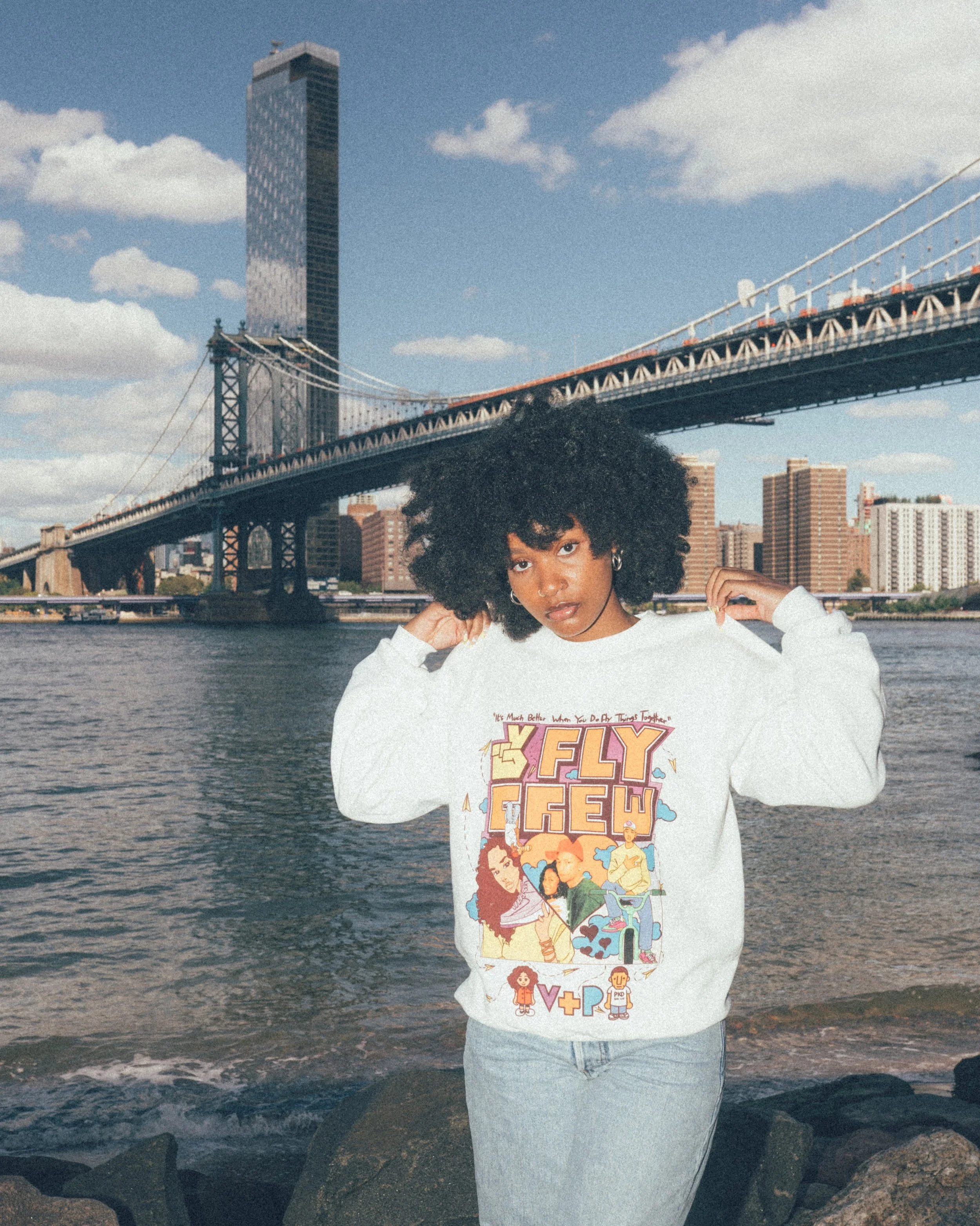 Commercial and photo set for a locally owned New York City based streetwear brand named “Fly Crew”