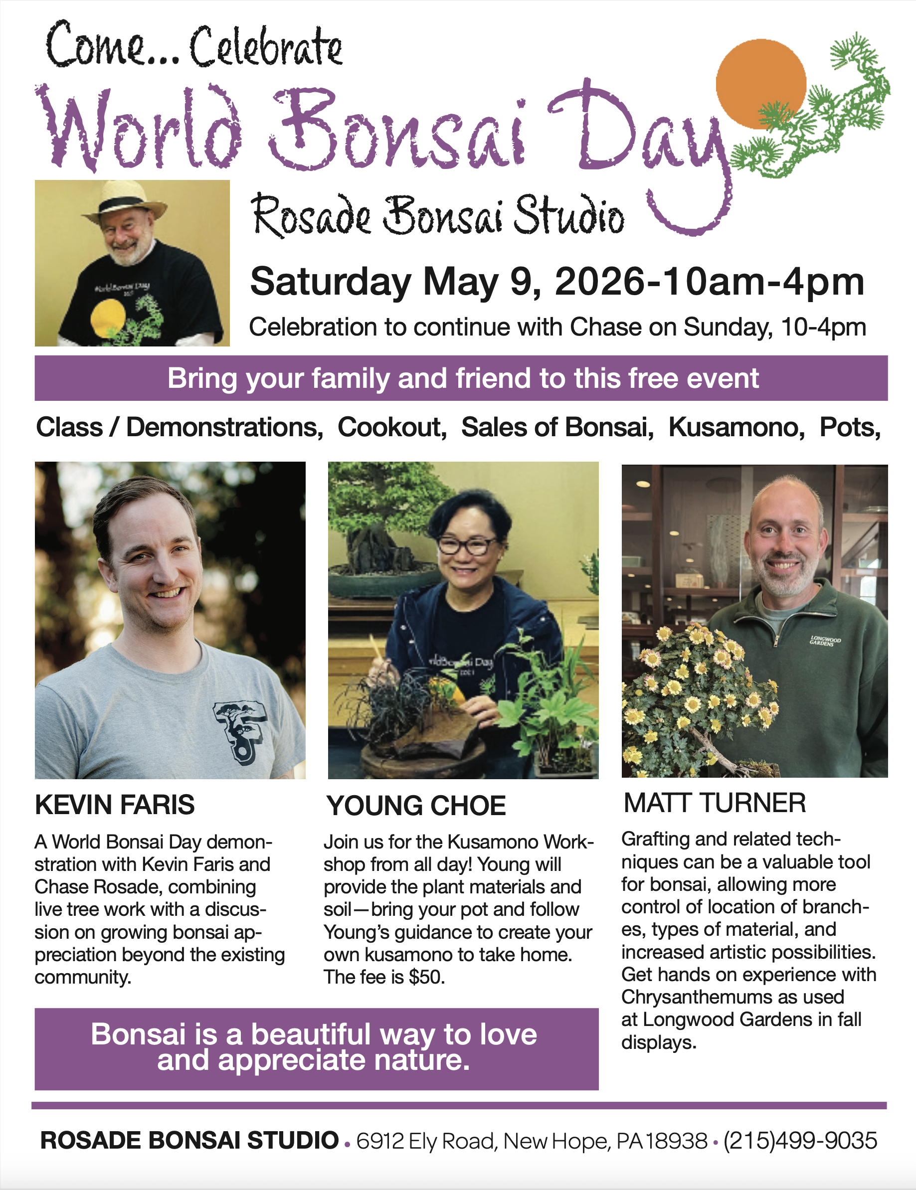 Celebrate World Bonsai Day