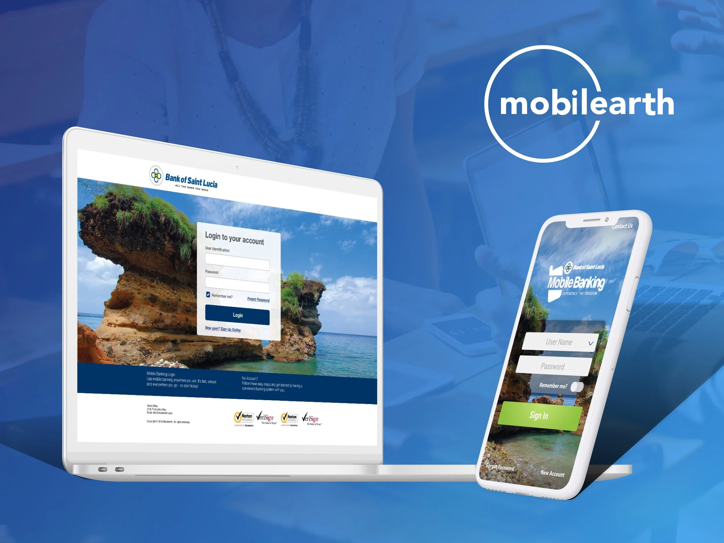Mobilearth Signs Bank of Saint Lucia for Mobile Apps and Online Banking